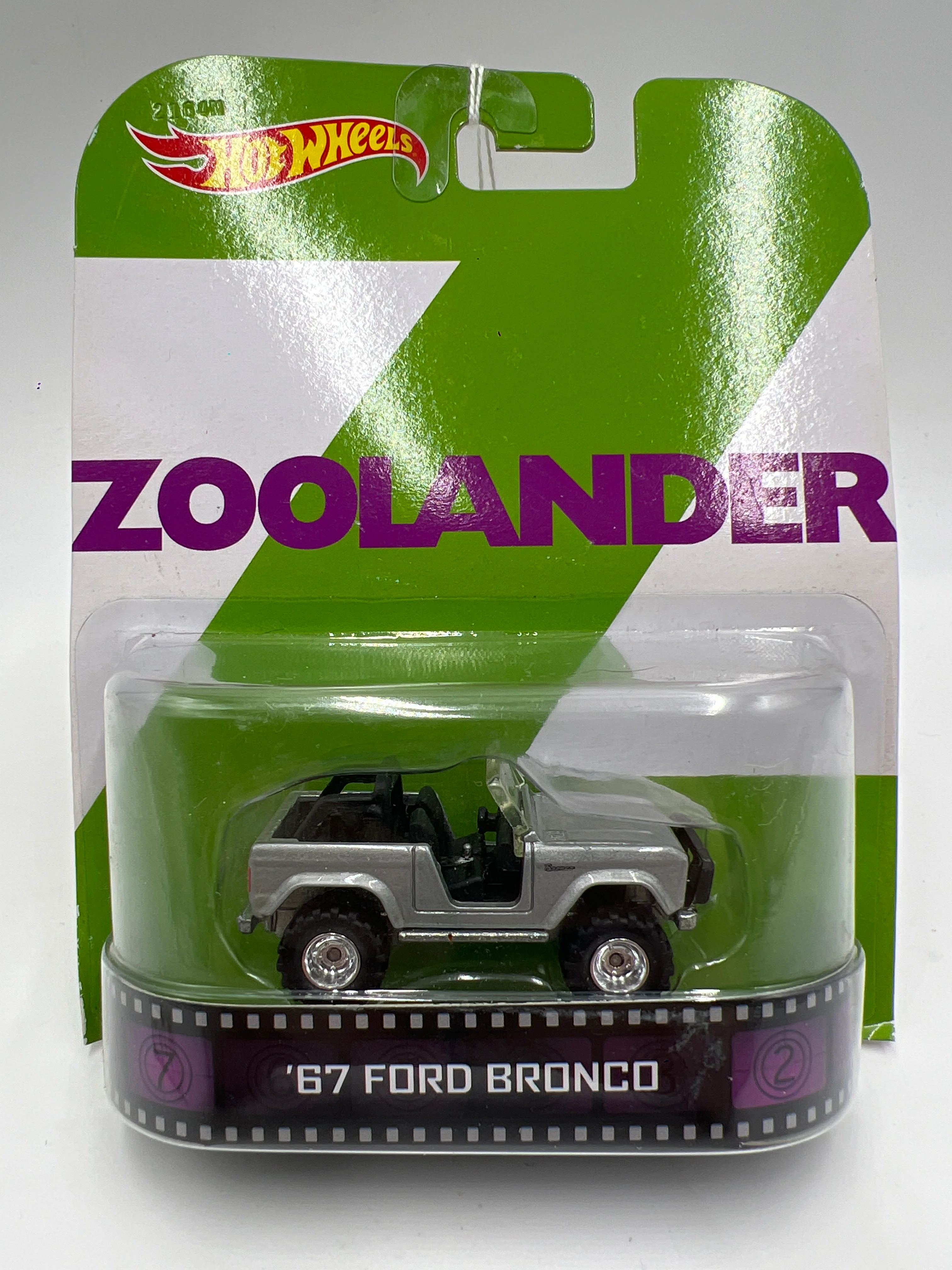 Hot Wheels Retro Entertainment Zoolander 67 Ford Bronco Silver 241E