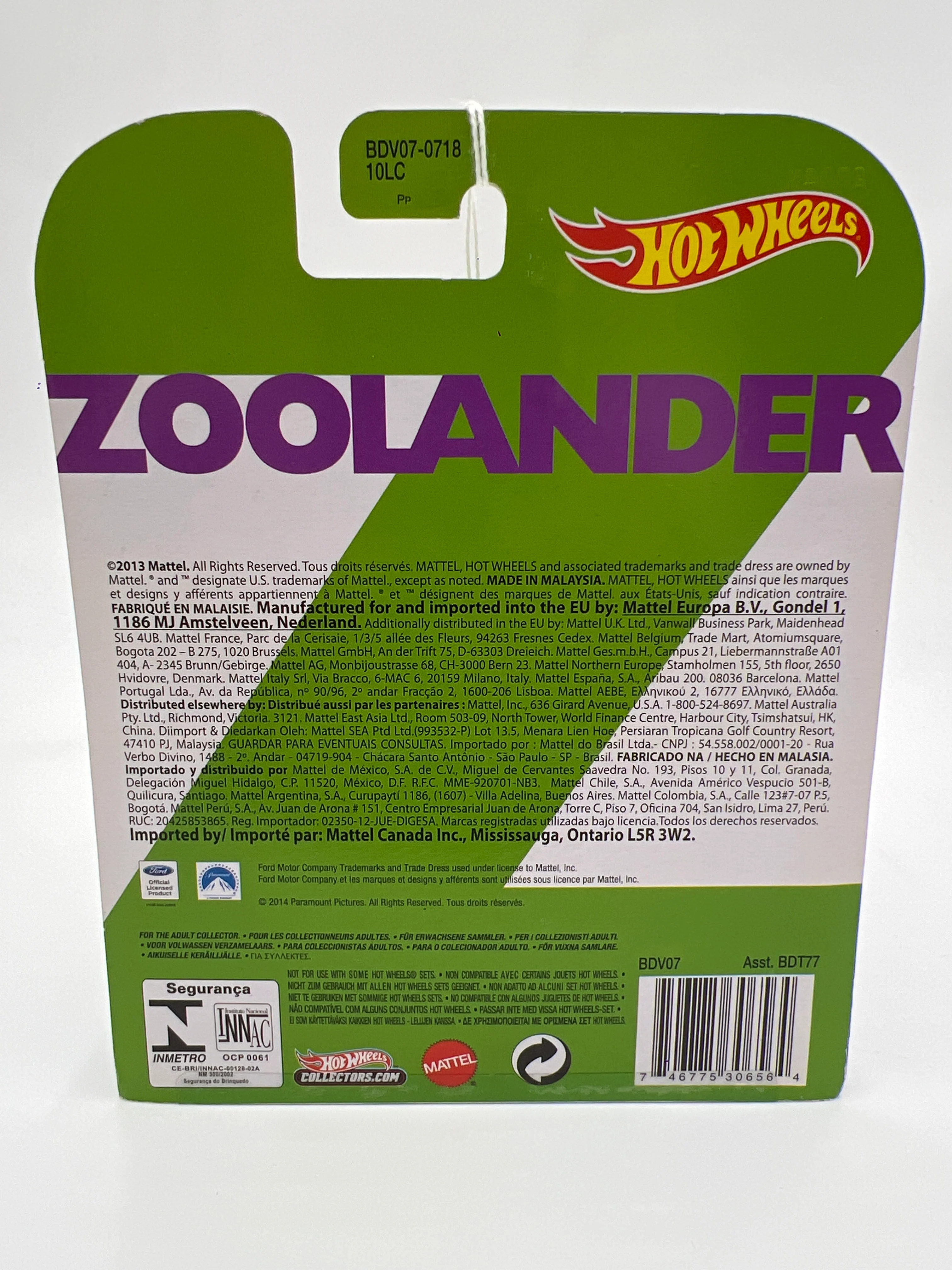 Hot Wheels Retro Entertainment Zoolander 67 Ford Bronco Silver 243E - Image 6