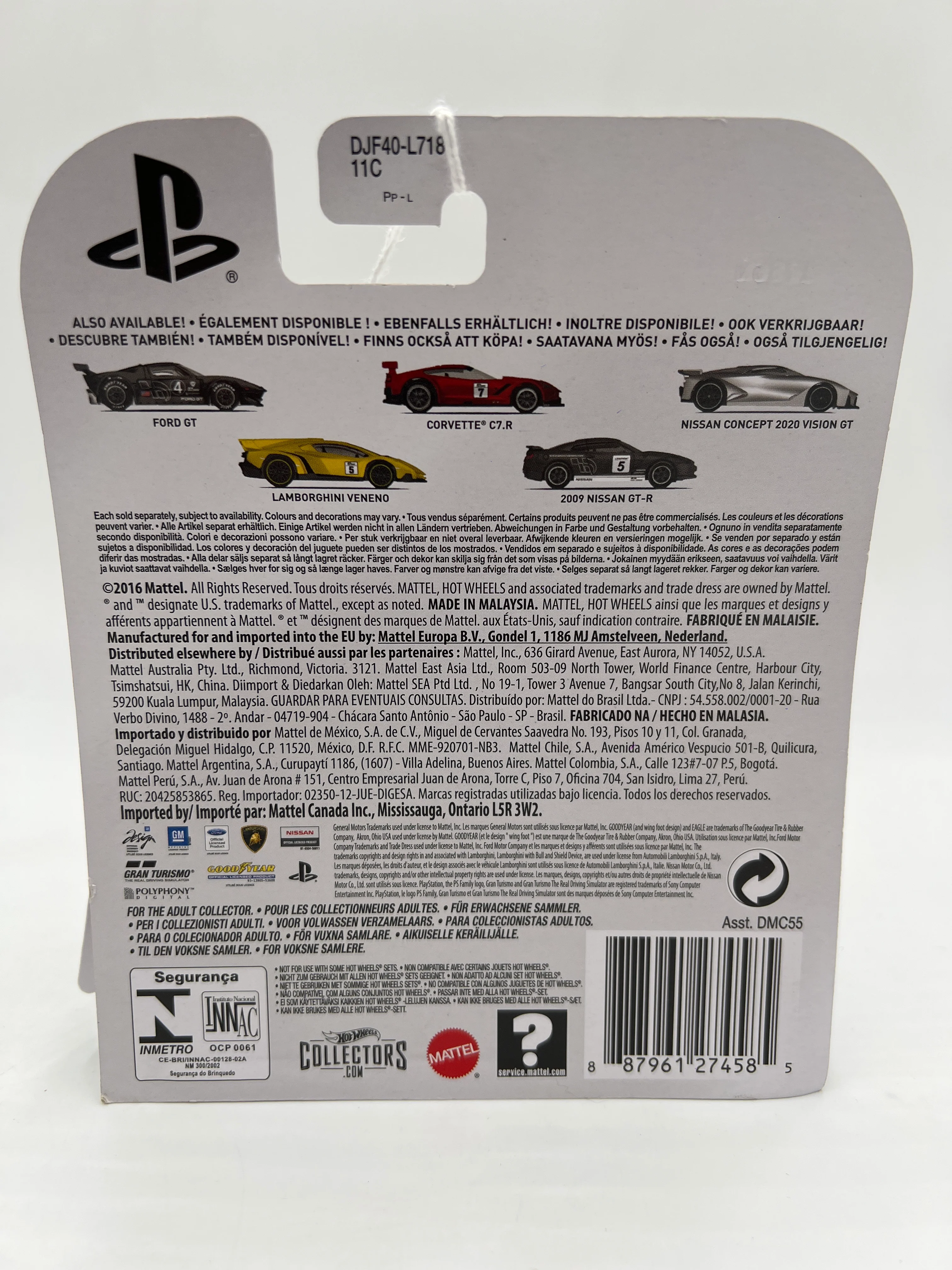 Hot Wheels Retro Entertainment Gran Turismo #5 2009 Nissan GT-R Black - Image 6