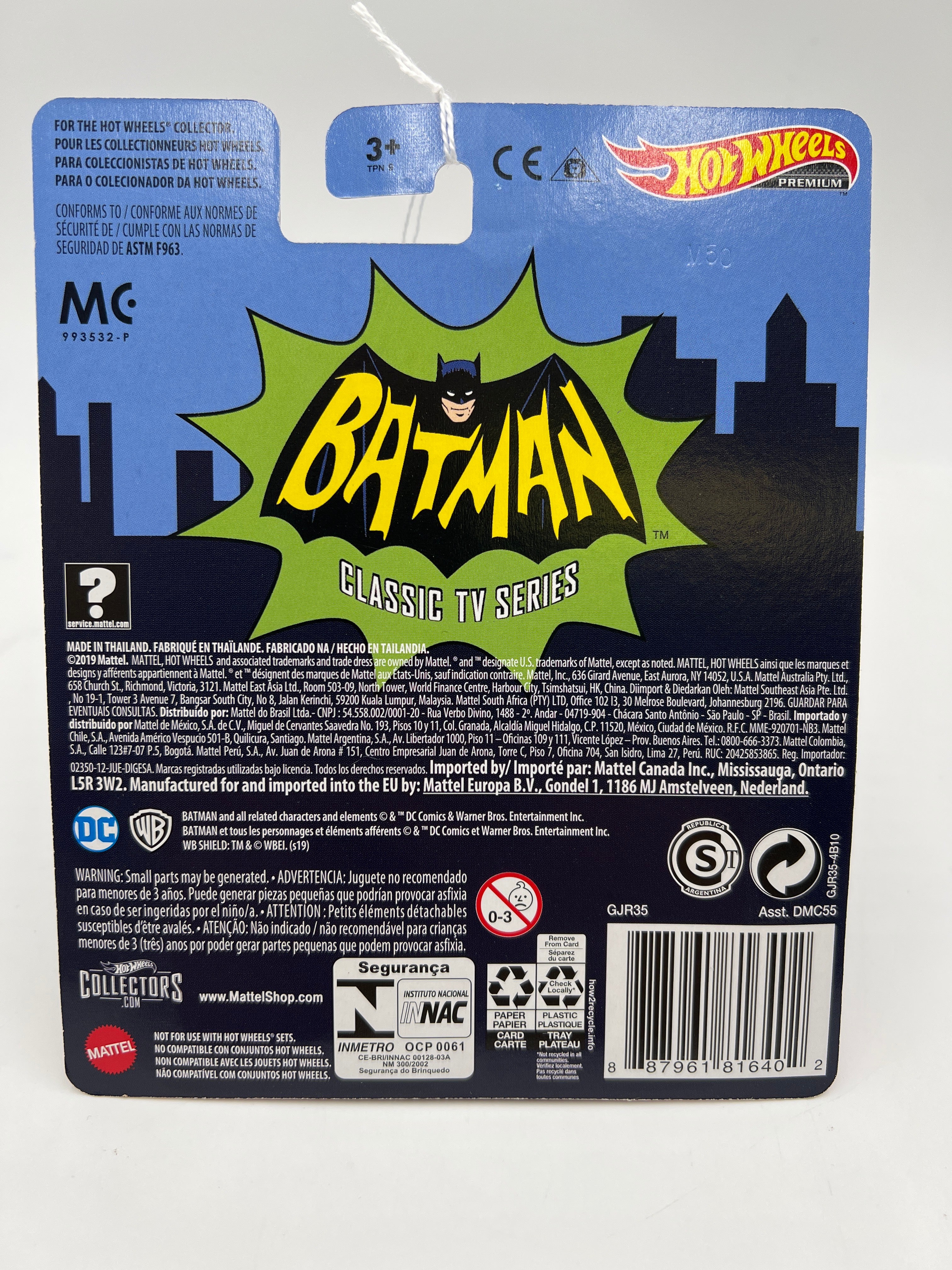Hot Wheels Batman Classic TV Series TV Series Batmobile Black - Image 6