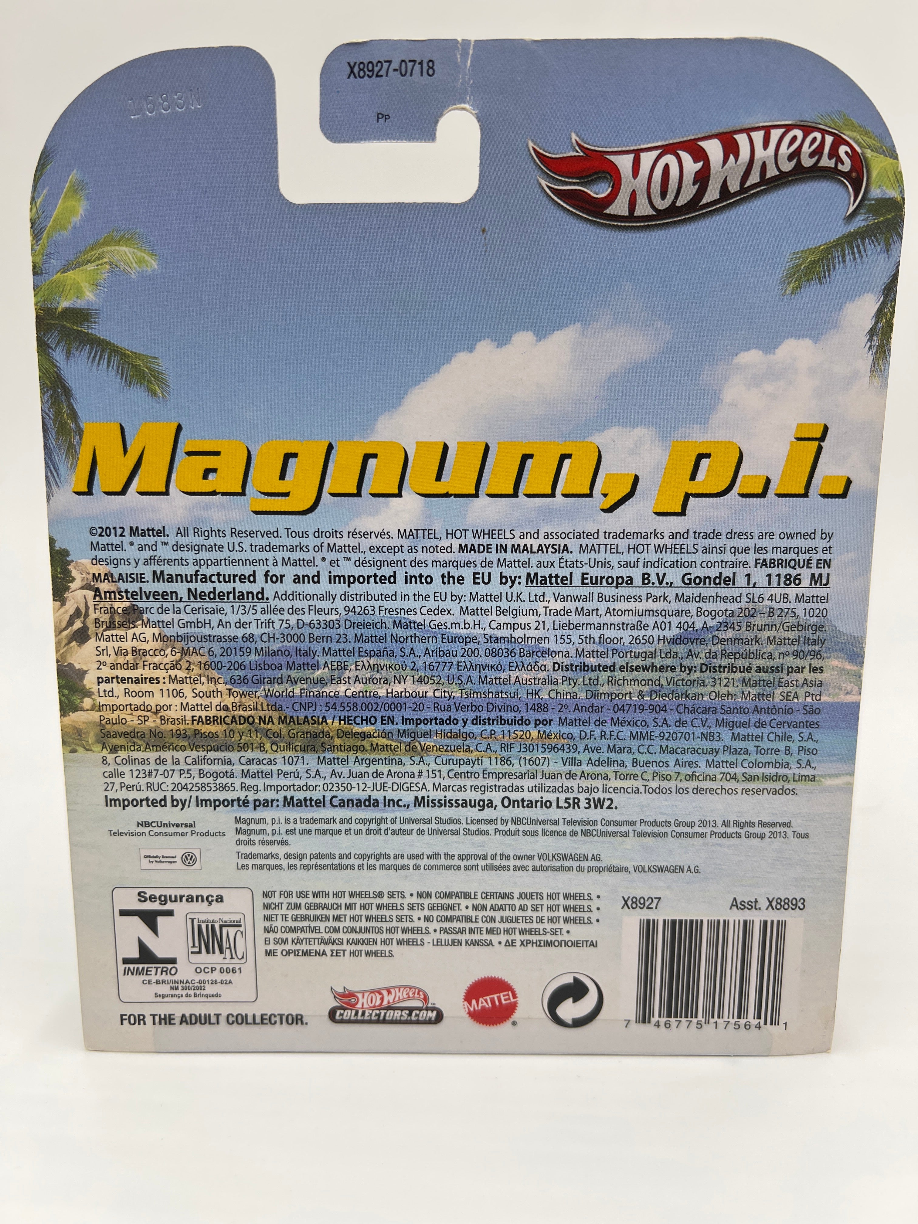 Hot Wheels Retro Entertainment Magnum PI Volkswagen Sunagon W/Protector (Bad J Hook) - Image 7