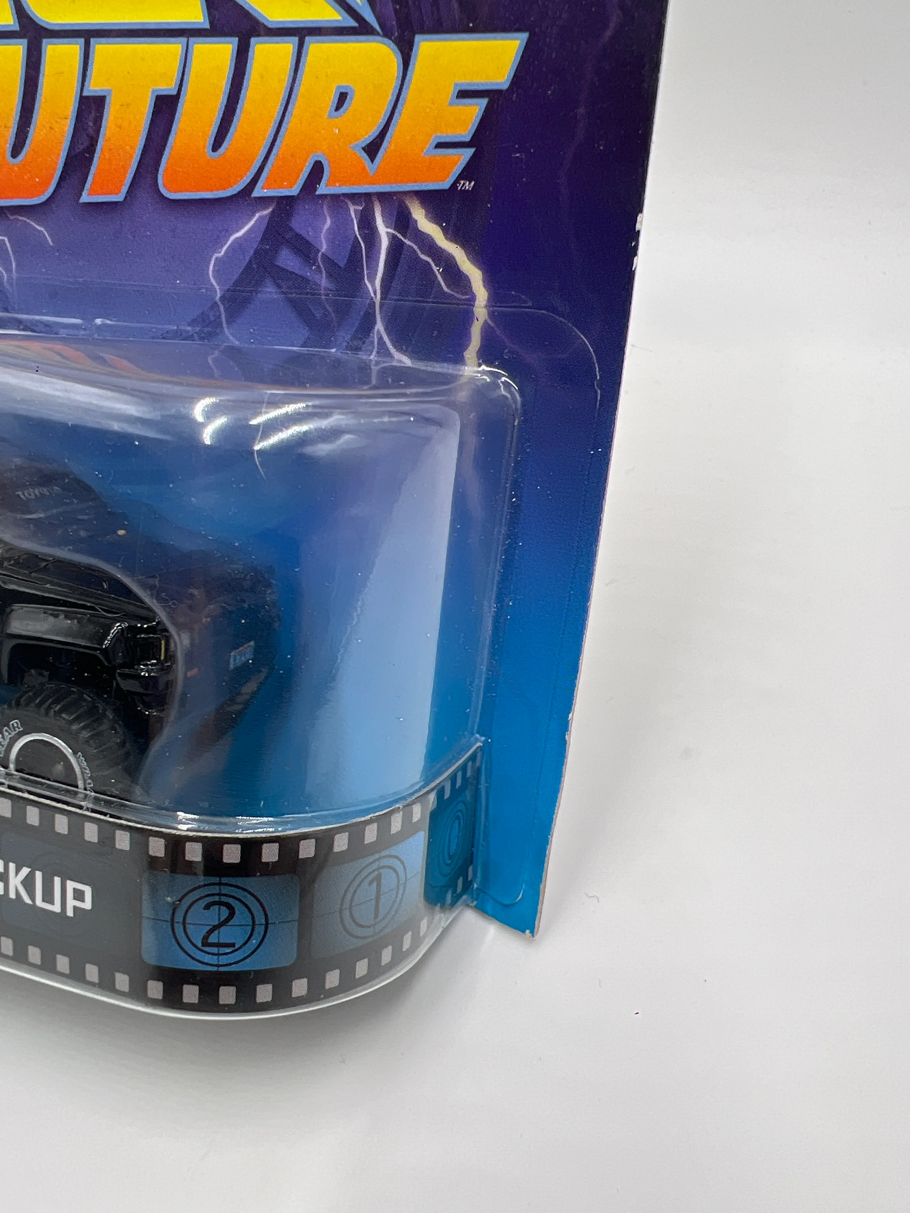 Hot Wheels Retro Entertainment Back To The Future 1987 Toyota Pickup Black W/Protector - Image 3