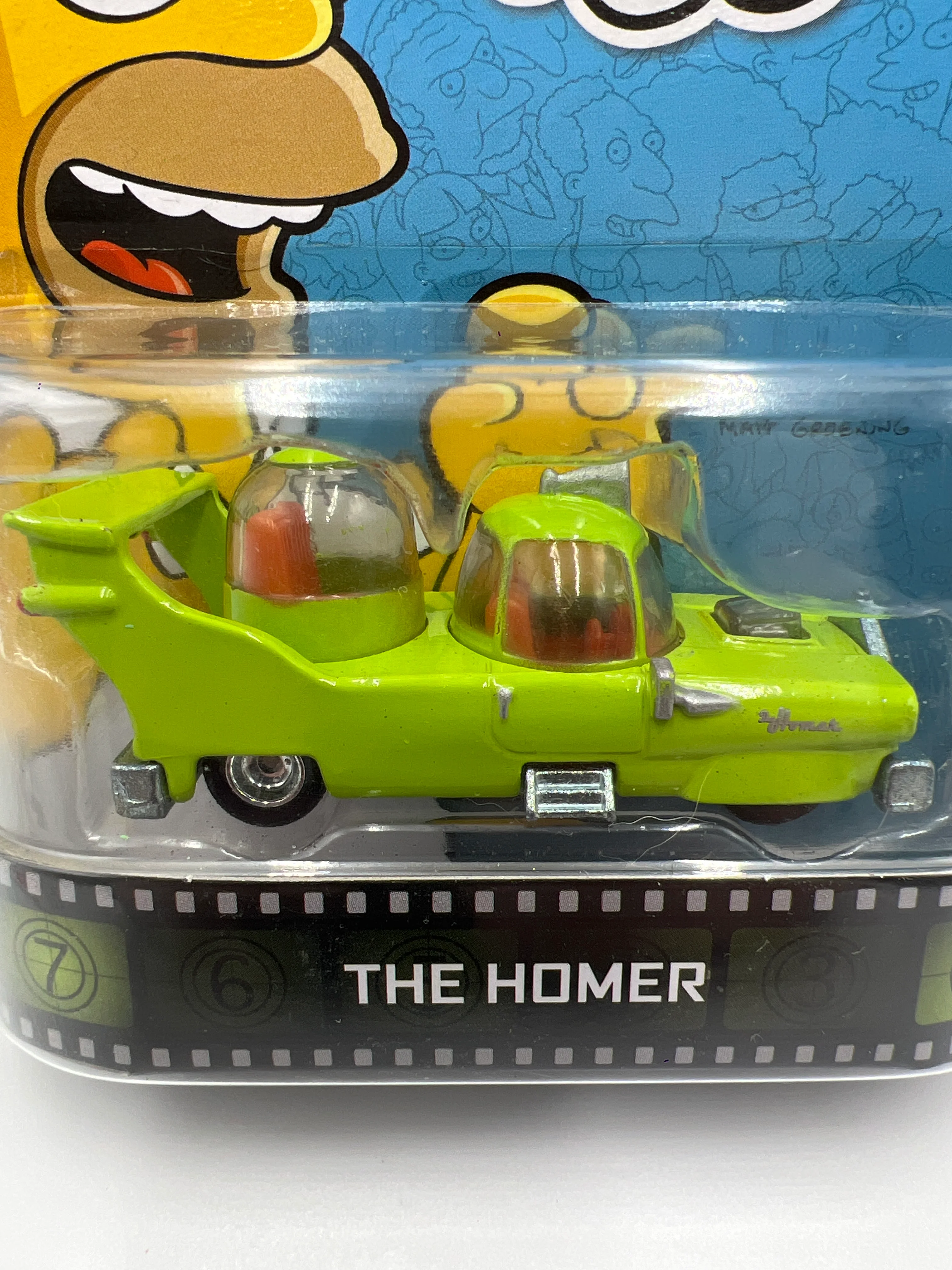 Hot Wheels Retro Entertainment The Simpsons The Homer Light Green - Image 3