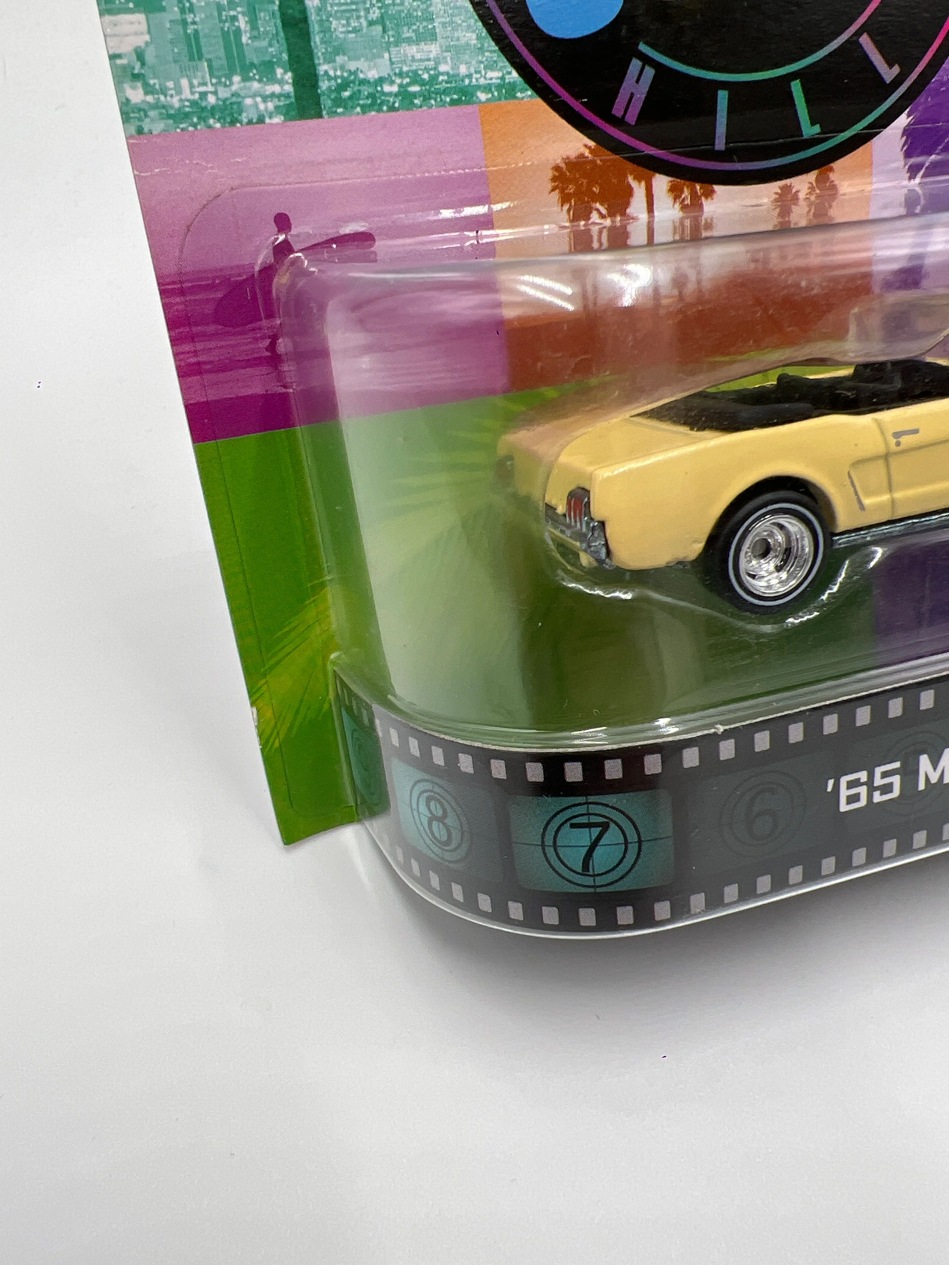 Hot Wheels Retro Entertainment Beverly Hills 90210 65 Mustang Yellow 242F - Image 5