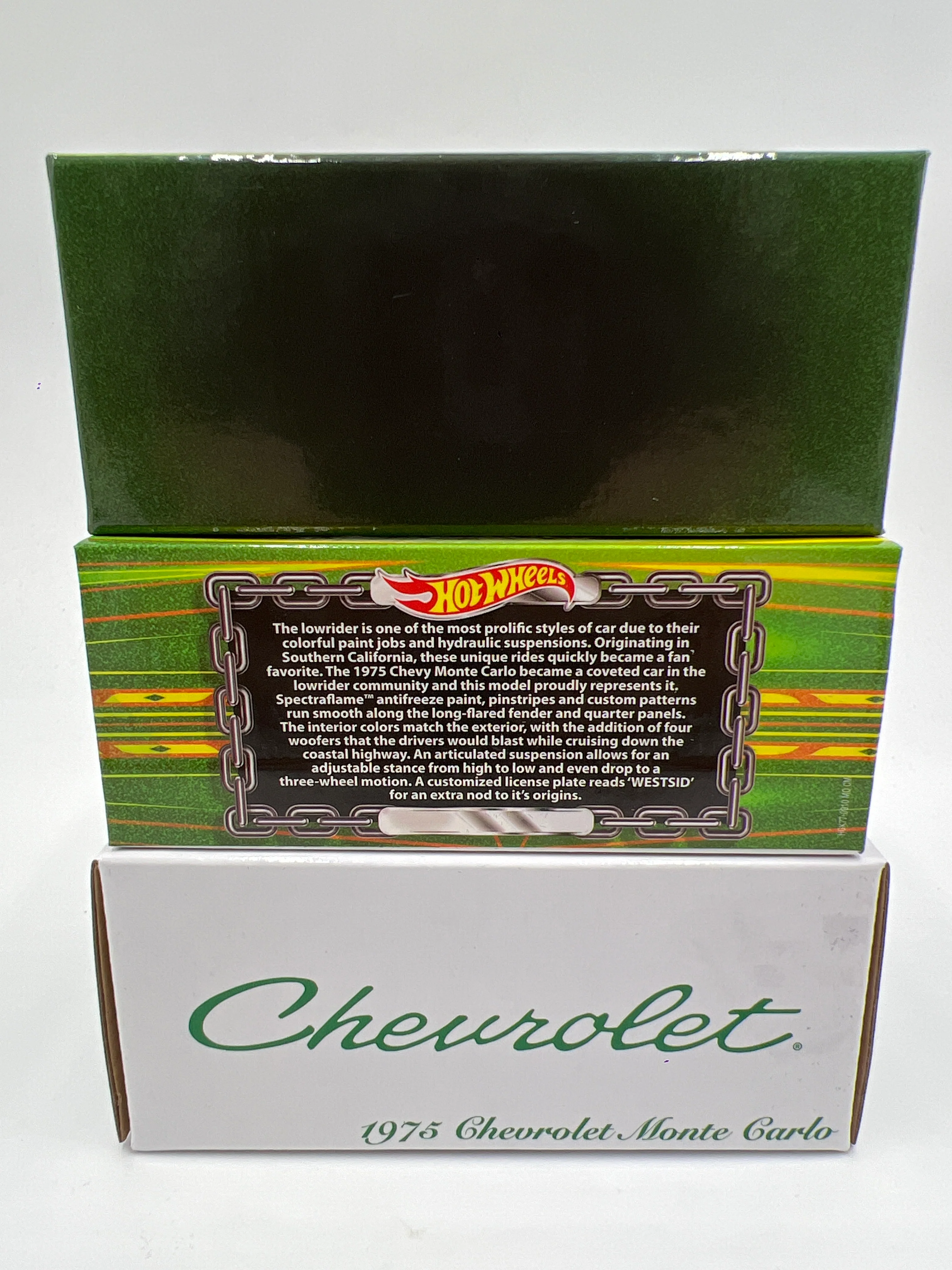 Hot Wheels RLC Lowrider 1975 Chevrolet Monte Carlo Green - Image 7