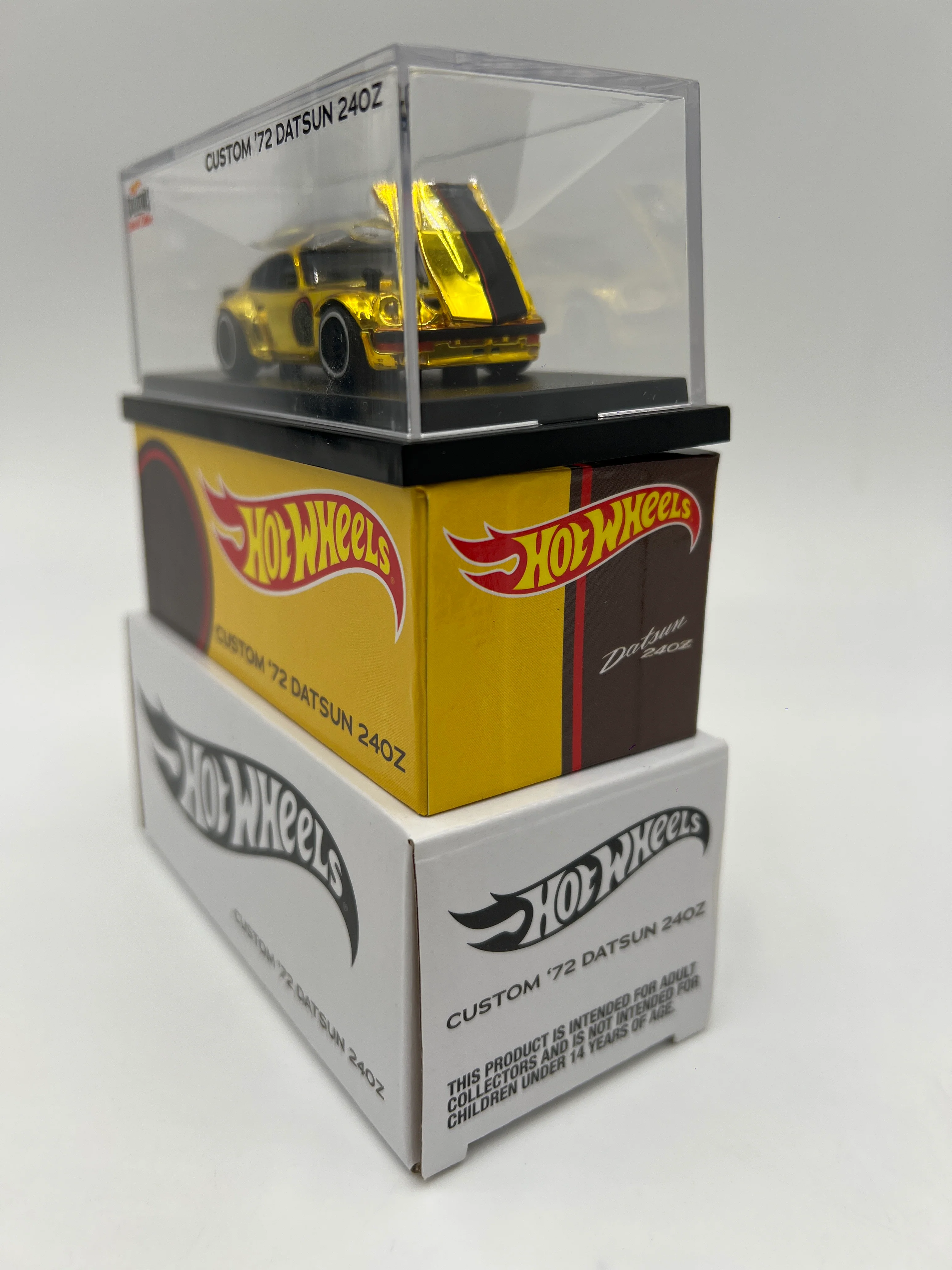 2021 Hot Wheels RLC Custom 72 Datsun 240Z Gold 4380/25000 - Image 4