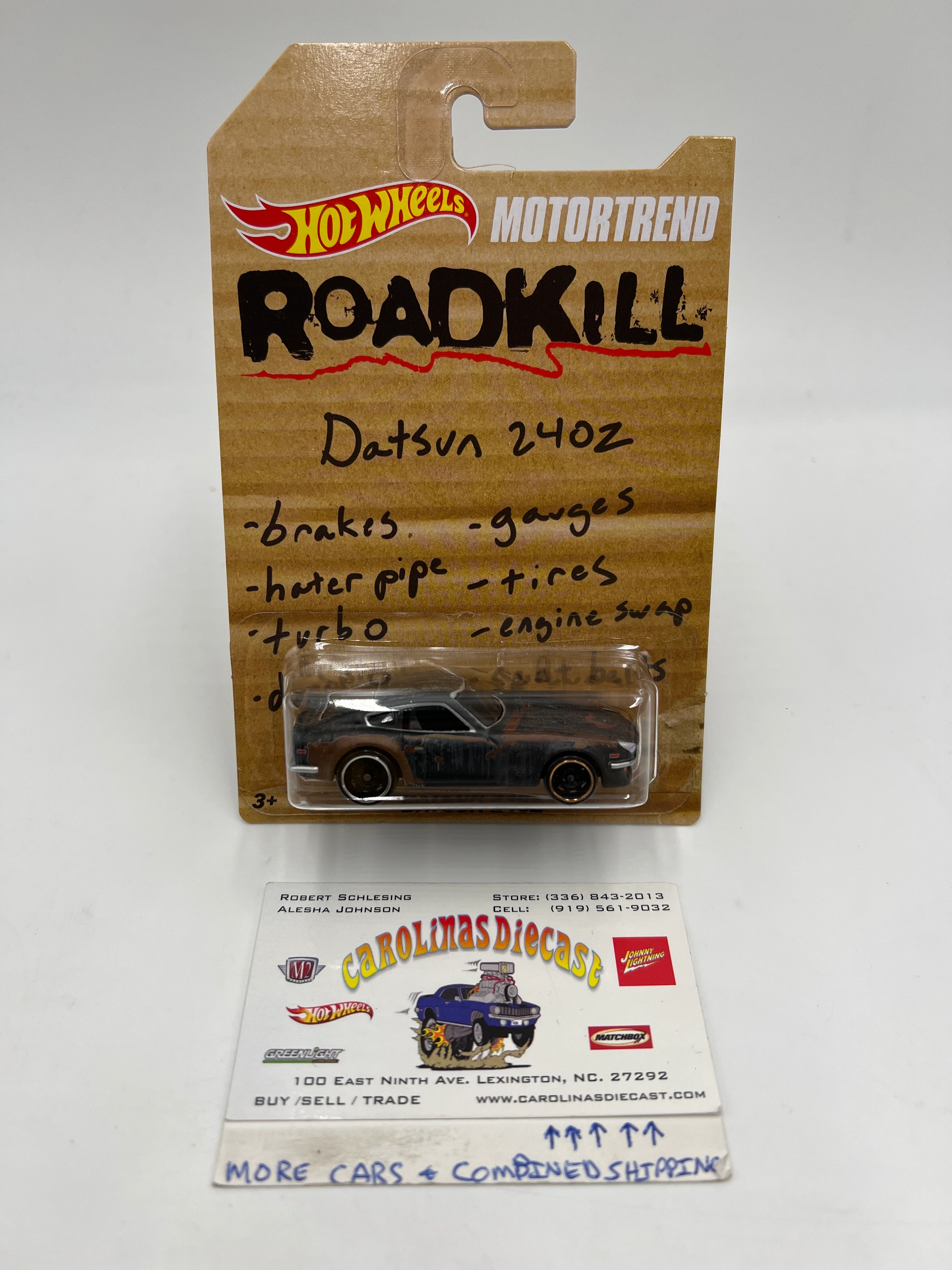 Hot Wheels RLC Motortrend Roadkill Datsun 240Z W/Protector