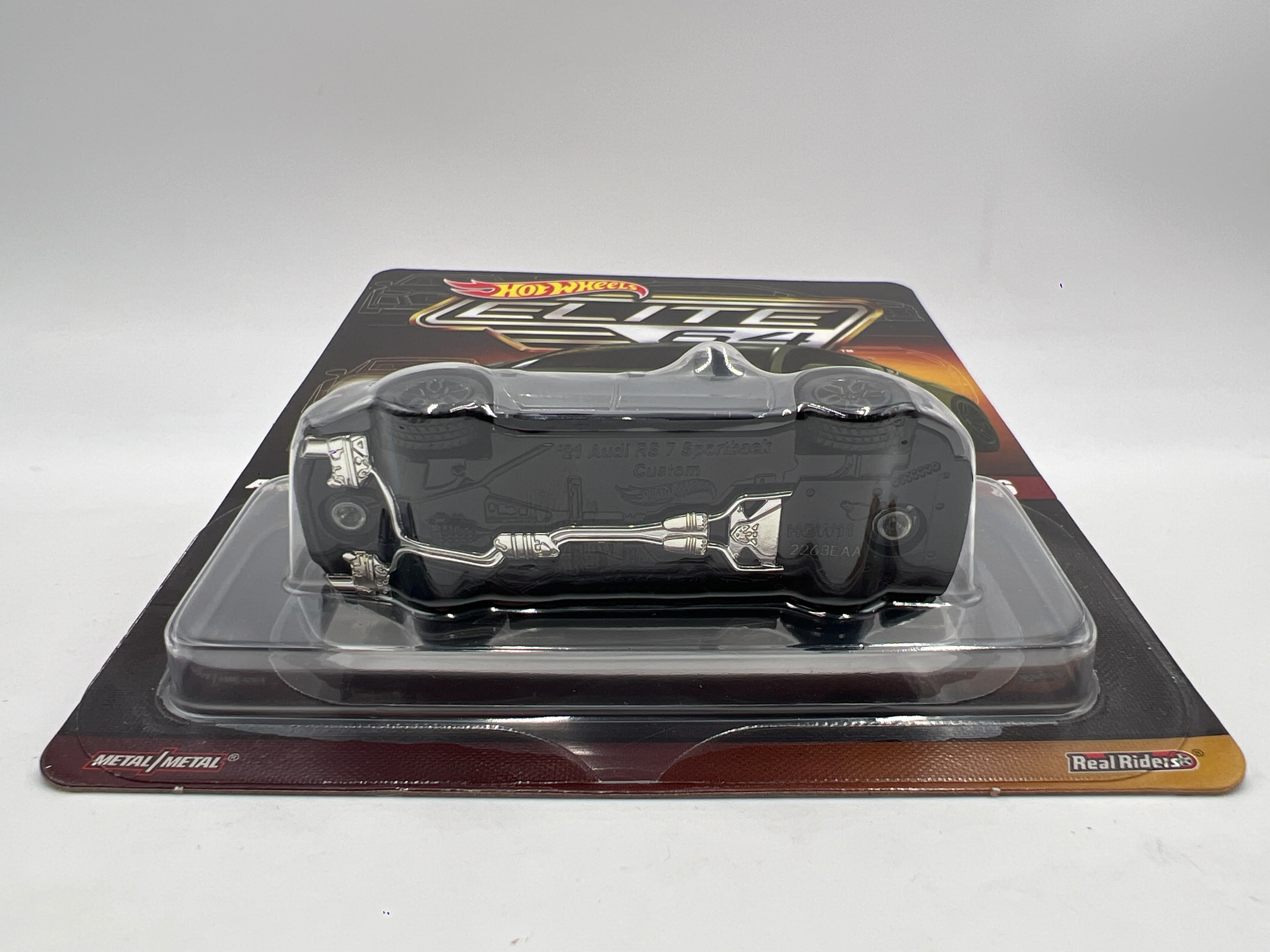 Hot Wheels RLC Elite 64 #6 Audi RS 7 Sportback Gray W/Protector - Image 3