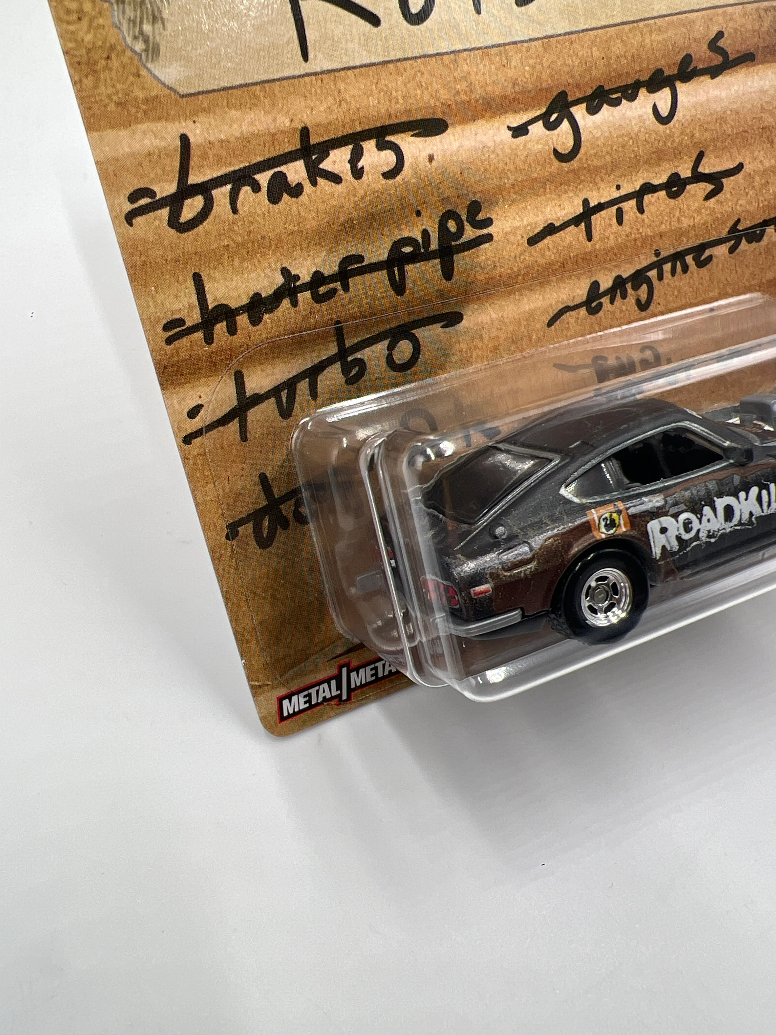 Hot Wheels RLC Motortrend Roadkill Custom 71 Datsun 240Z Rotsun W/Protector - Image 5