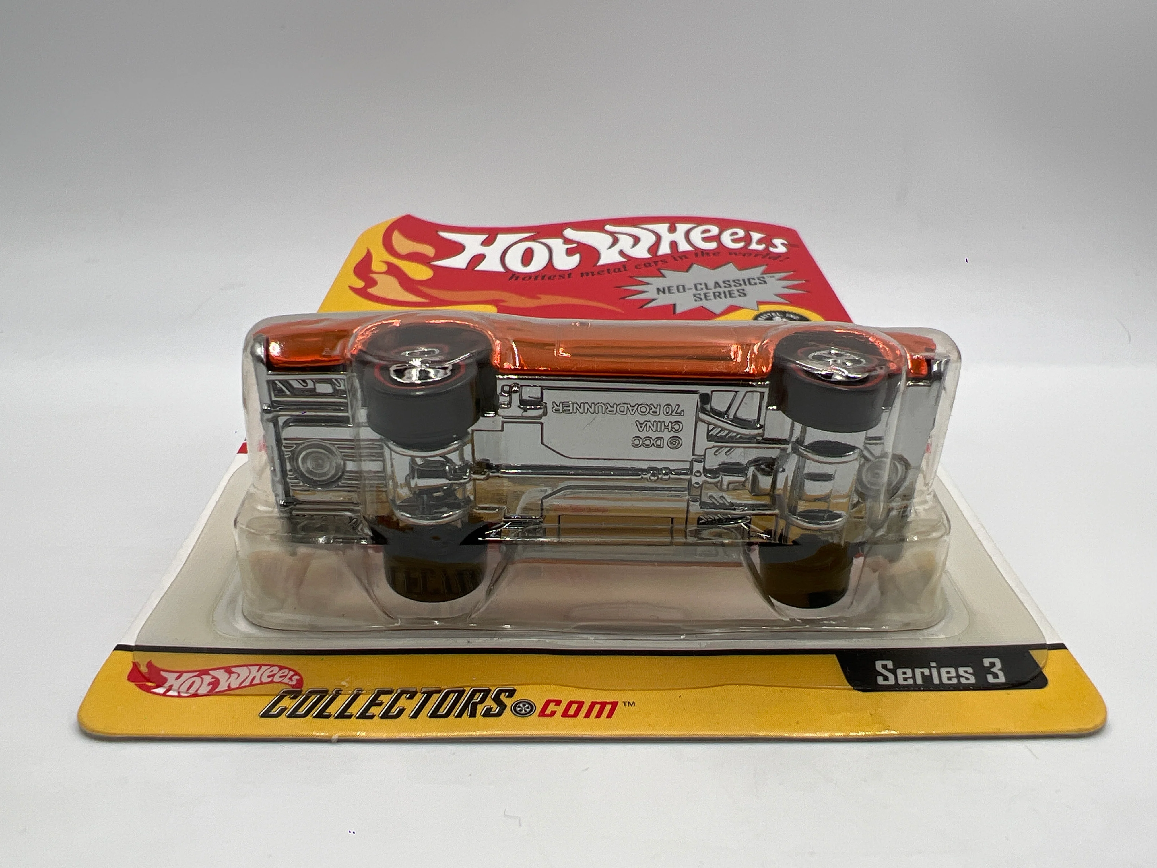 Hot Wheels RLC Neo-Classics Series 3 #1 2527/10500 70 Roadrunner Orange W/Protector - Image 5