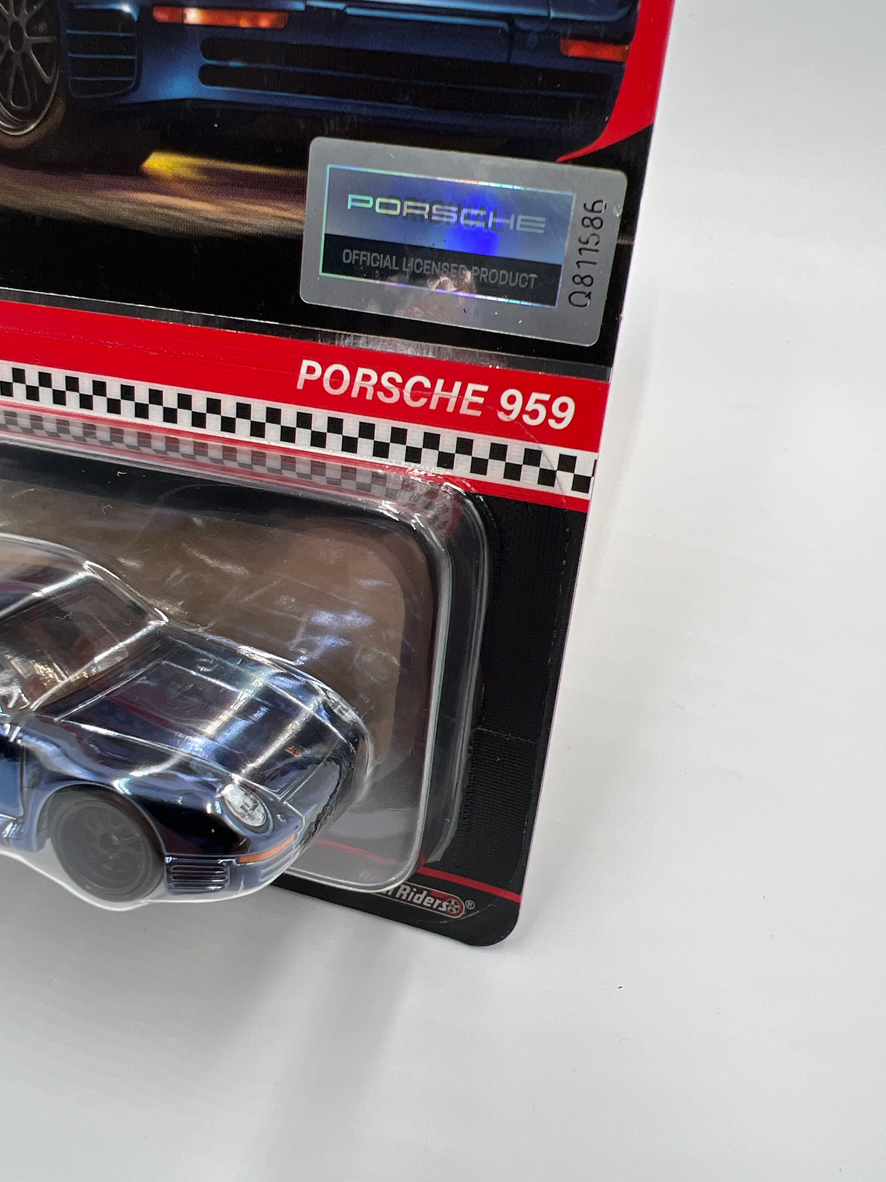 Hot Wheels RLC Porsche 959 Blue W/Protector - Image 3