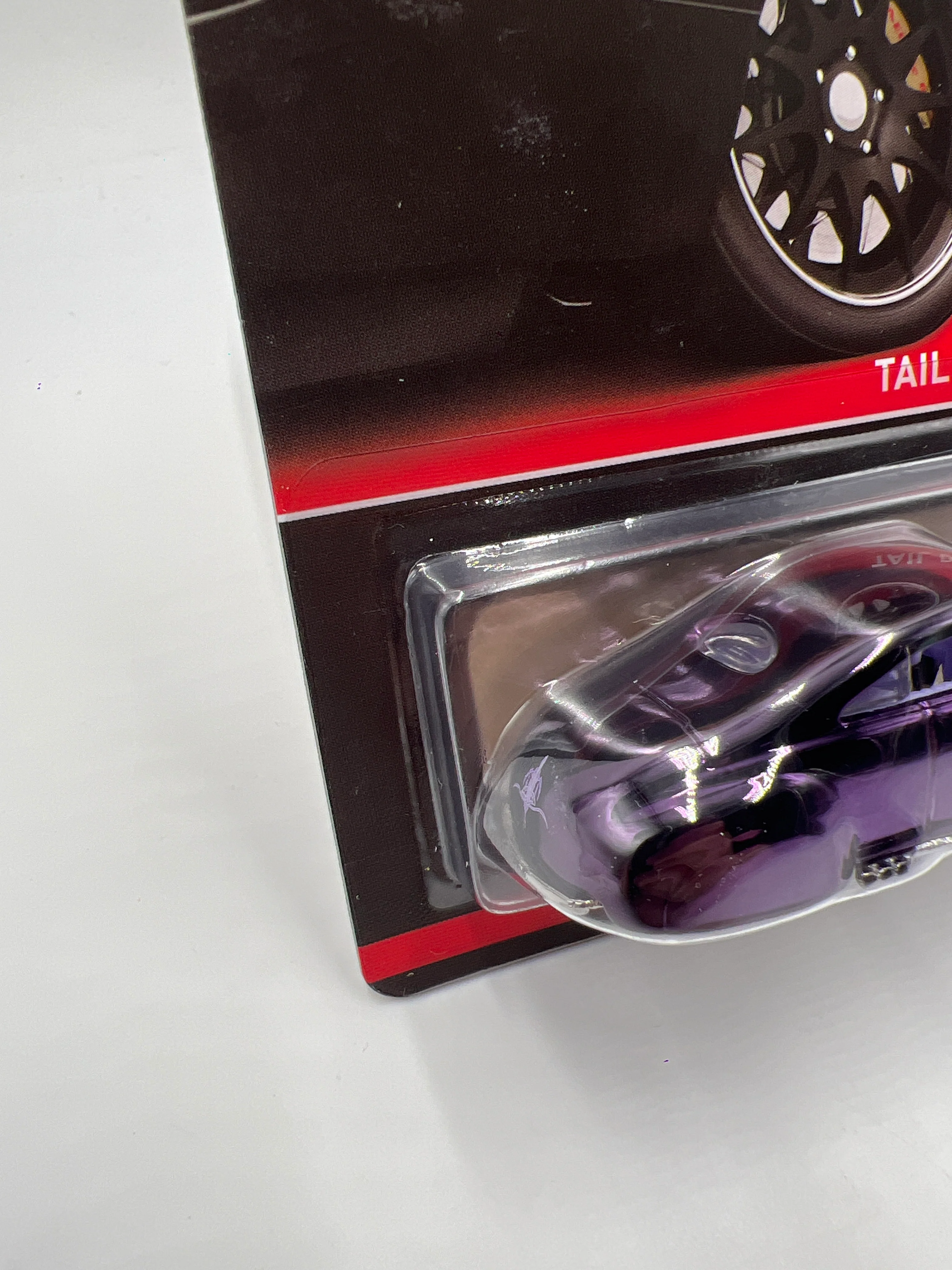 Hot Wheels RLC Real Riders Series 11 #2 1990/4000 Tail Dragger Purple W/Protector - Image 4