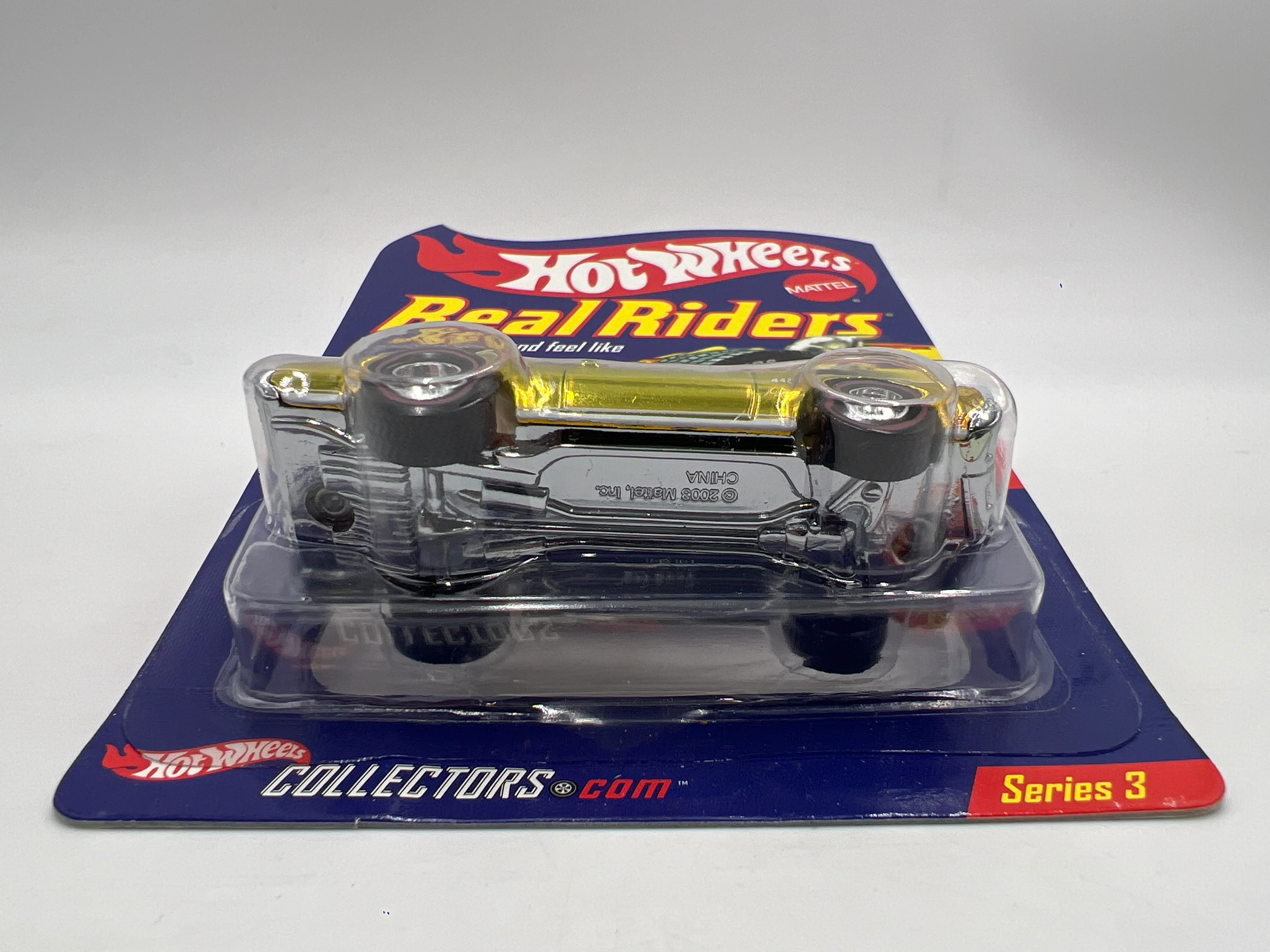 Hot Wheels RLC Real Riders Series 3 #4 2913/10500 Olds 442 Gold W/Protector - Image 5