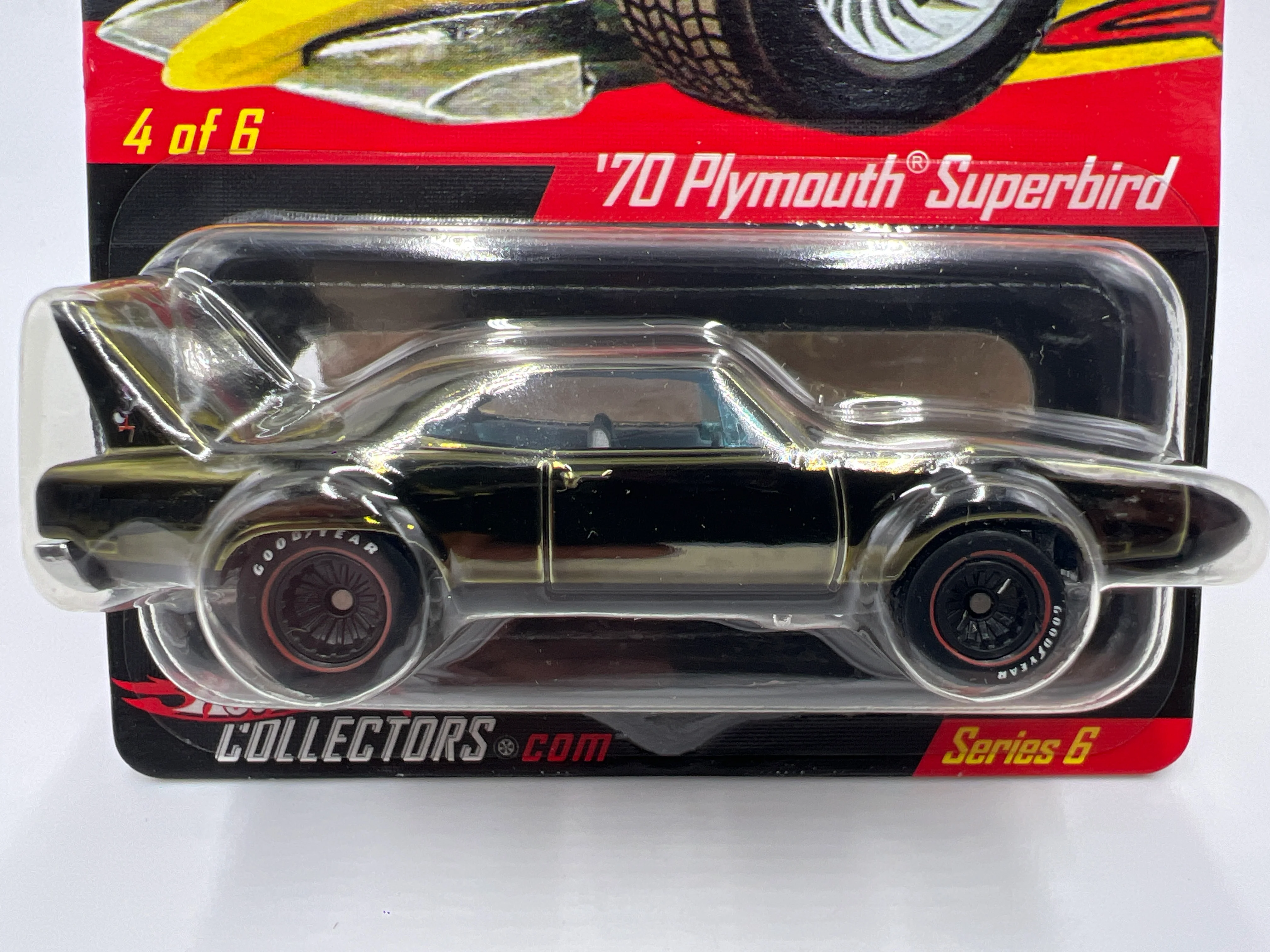 Hot Wheels RLC Real Riders Series 6 #1425/11000 70 Plymouth Superbird Green W/Protector - Image 3