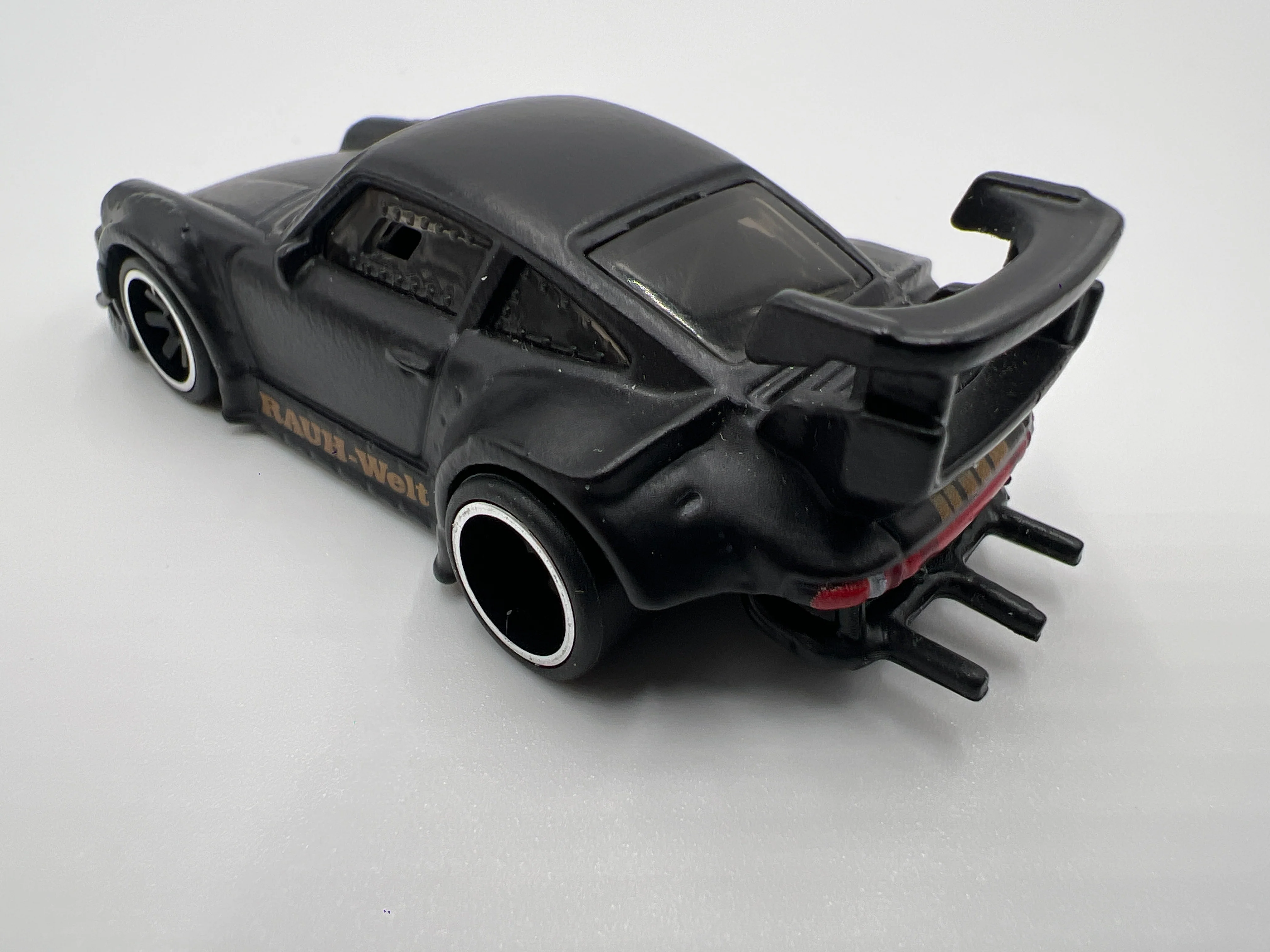 Hot Wheels Silhouettes Premium Porsche 930 RWB Matte Black Loose - Image 3
