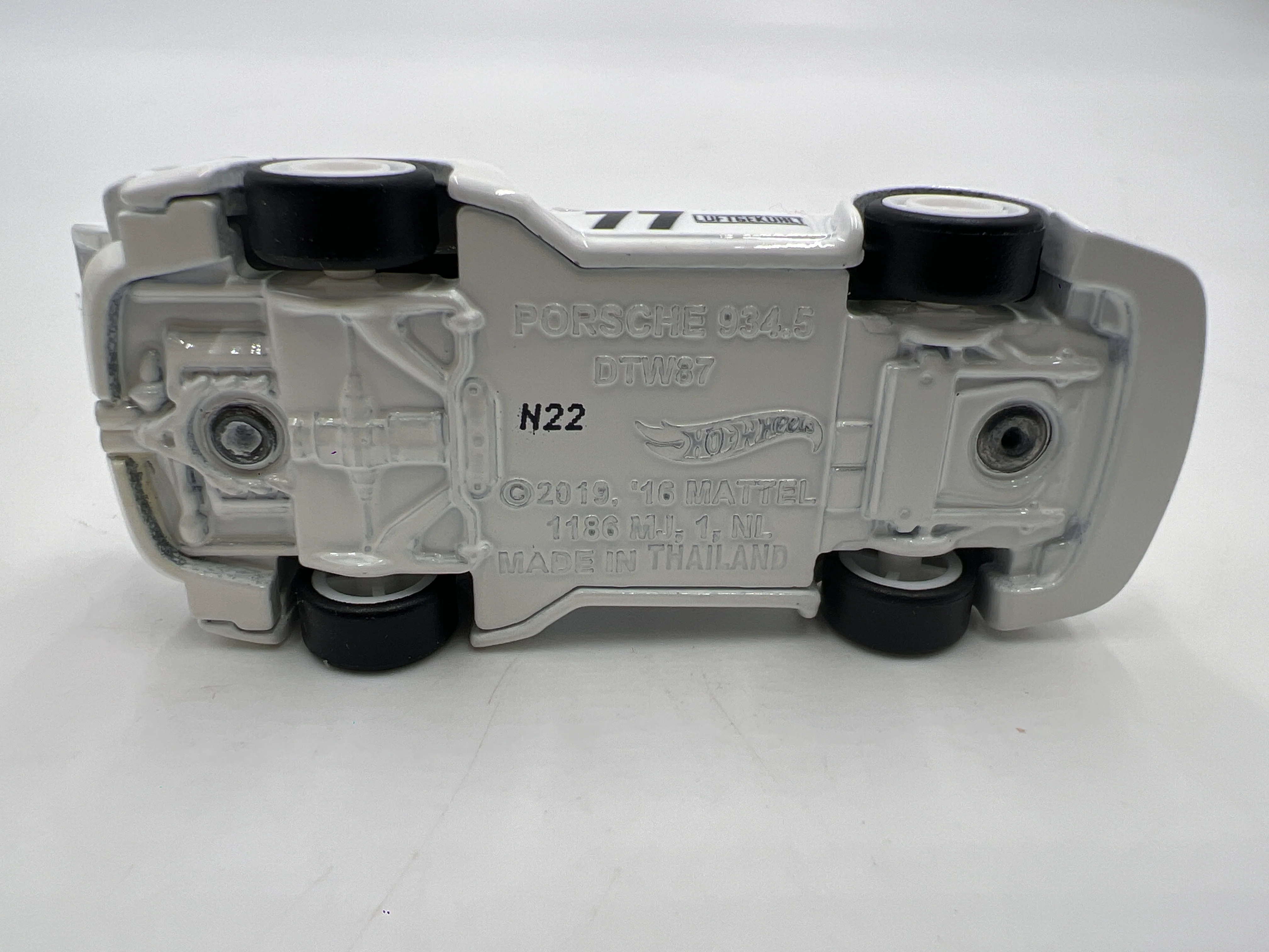 Hot Wheels Thrill Climbers Premium Porsche 934.5 White Loose - Image 6