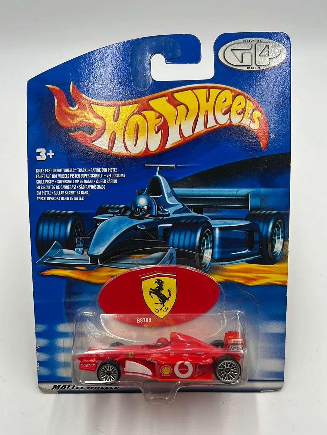 Hot Wheels Grand Prix Red Ferrari Formula One (F1) B8769 - Image 2