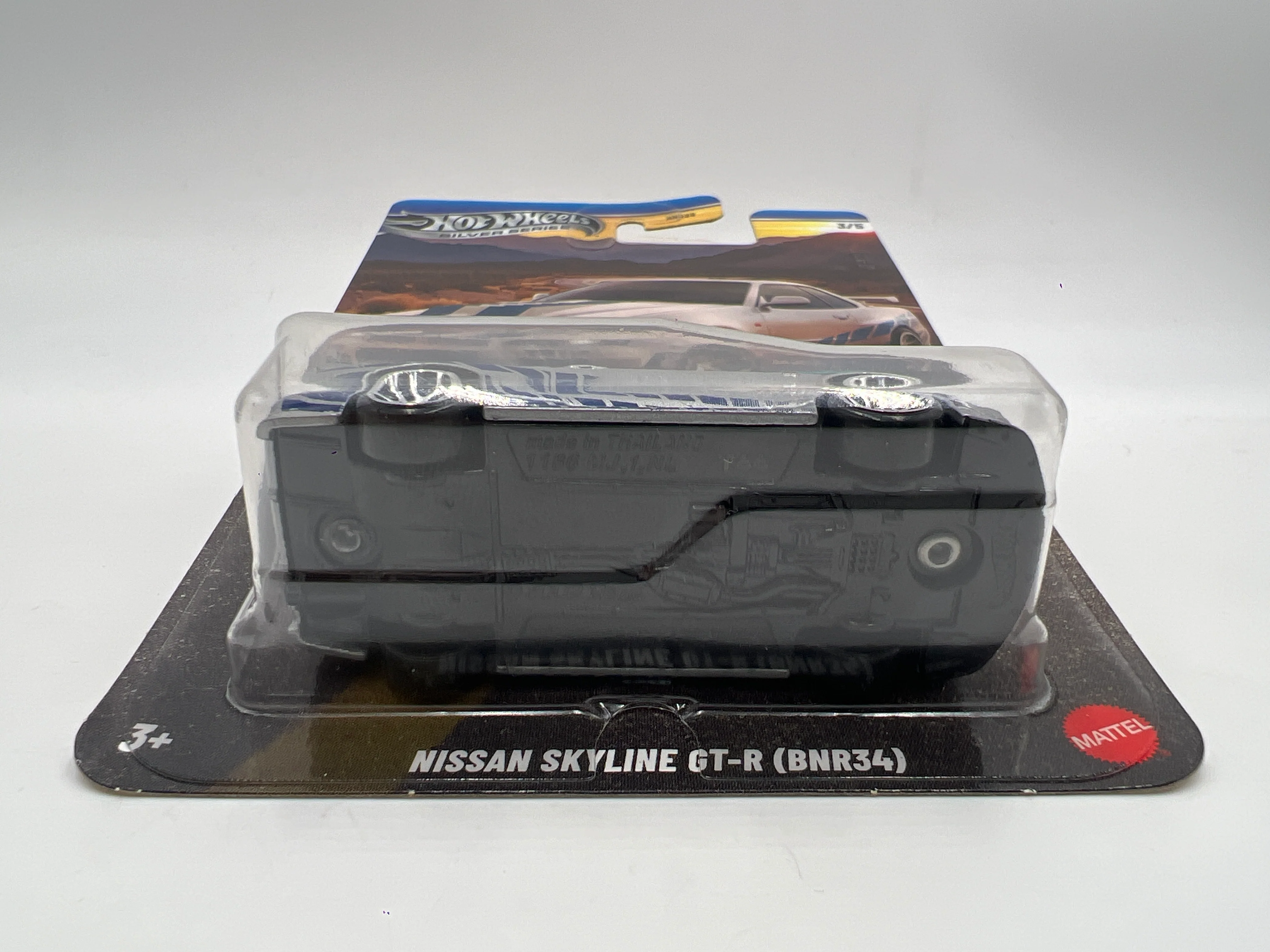 Hot Wheels Silver Series Fast & Furious Brian O’Conner #3 Nissan Skyline GT-R BNR34 Silver W/Protector - Image 5