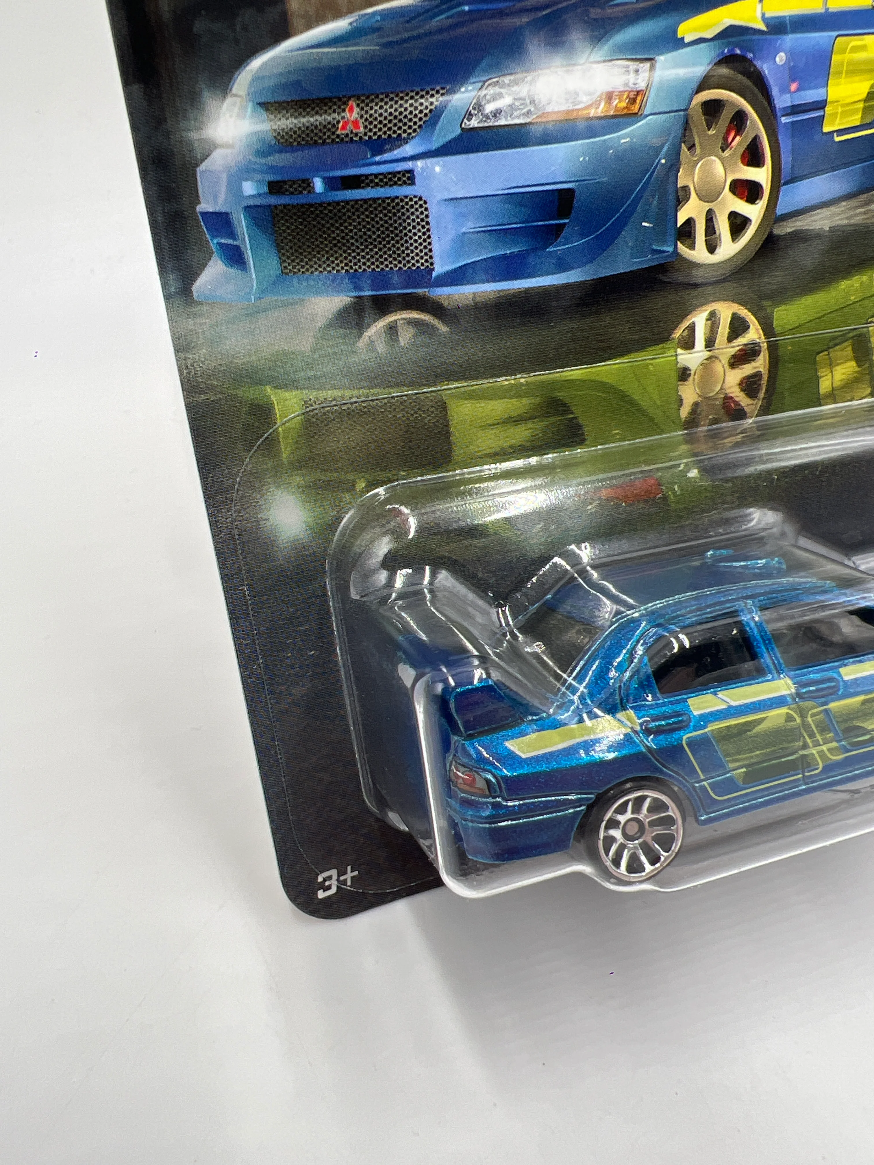 Hot Wheels Silver Series Fast & Furious Graphic Remix #2 Lancer Evolution VII Blue 74B - Image 4