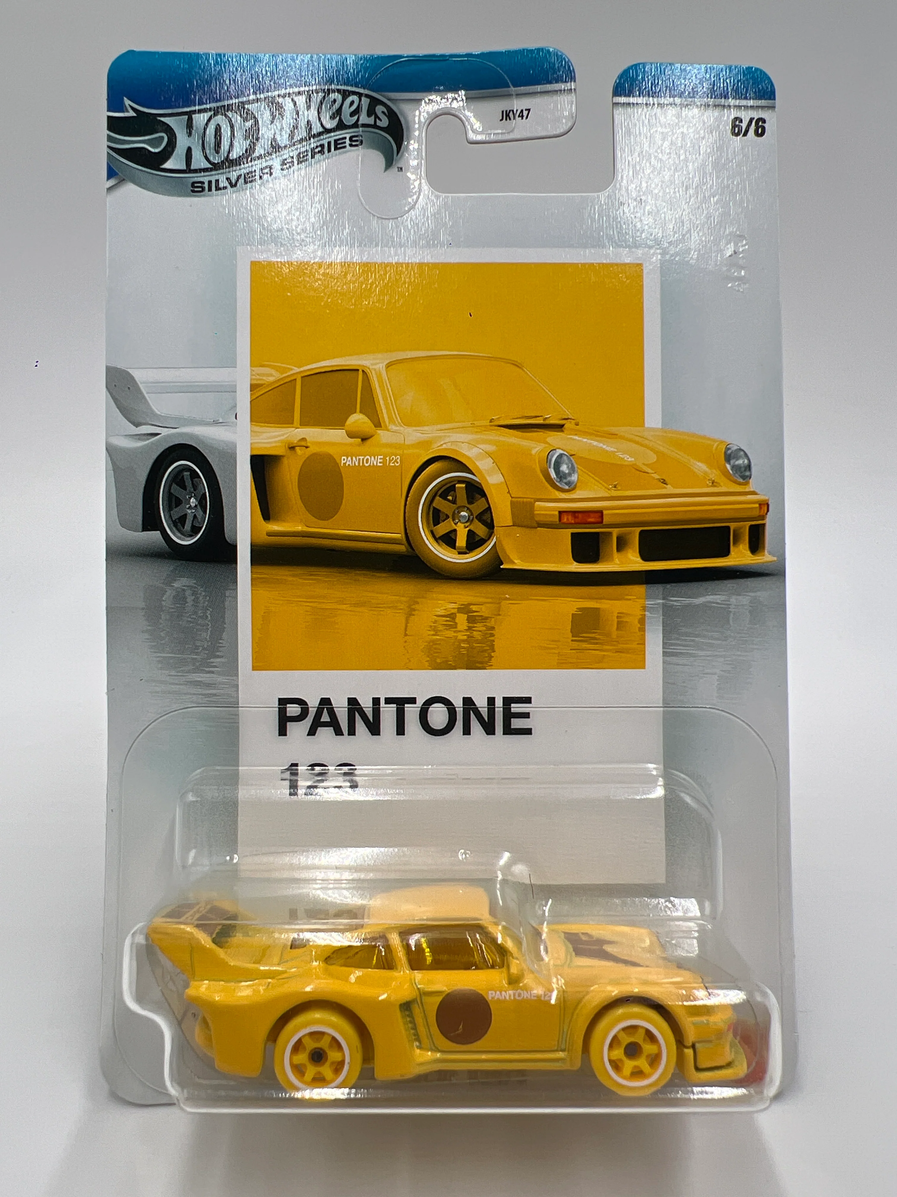 Hot Wheels Silver Series Pantone 123 CHASE #6 Porsche 934/5 Yellow SR