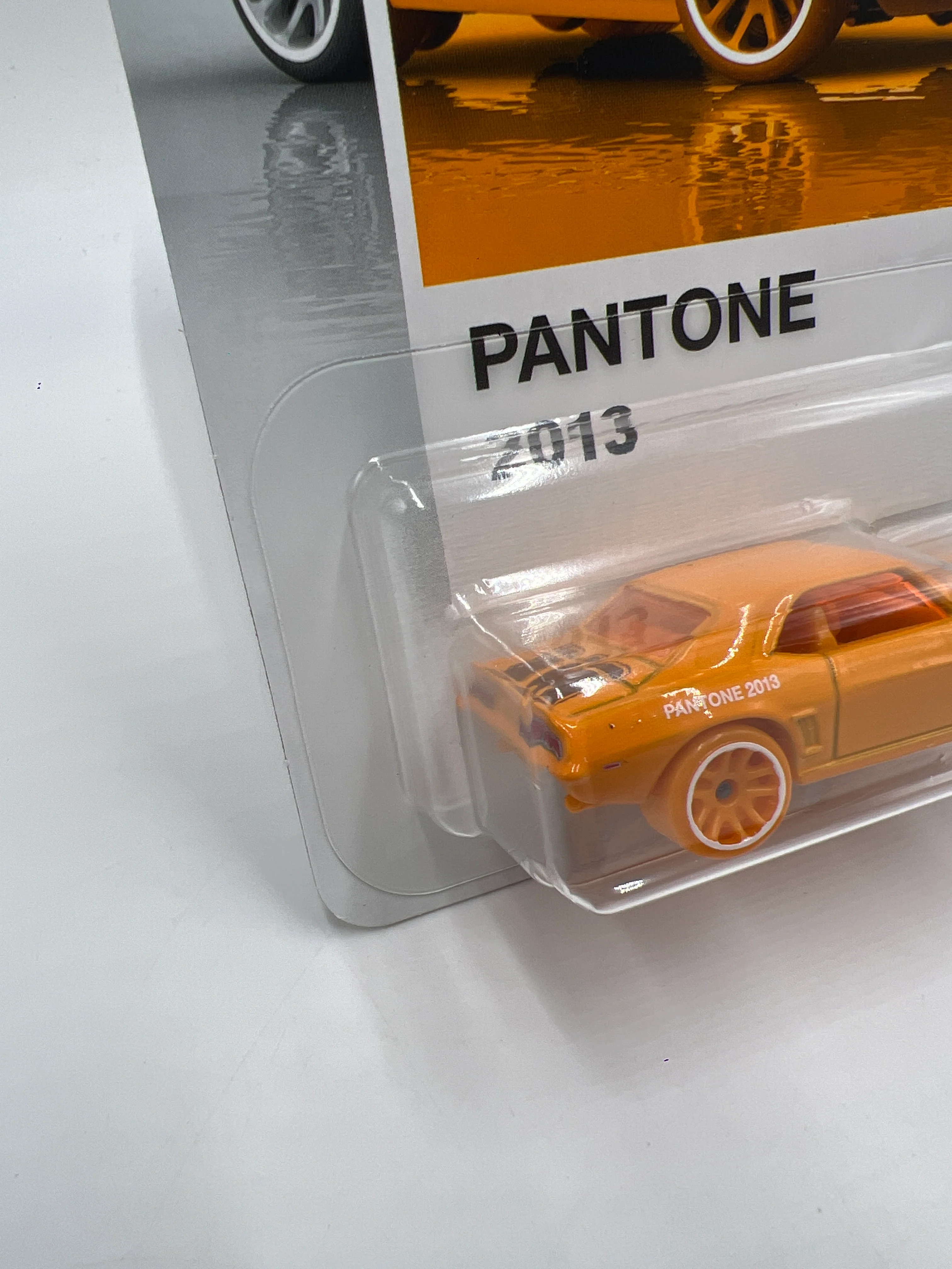 Hot Wheels Silver Series Pantone 2013 #5 69 Copo Camaro Orange 154C - Image 4