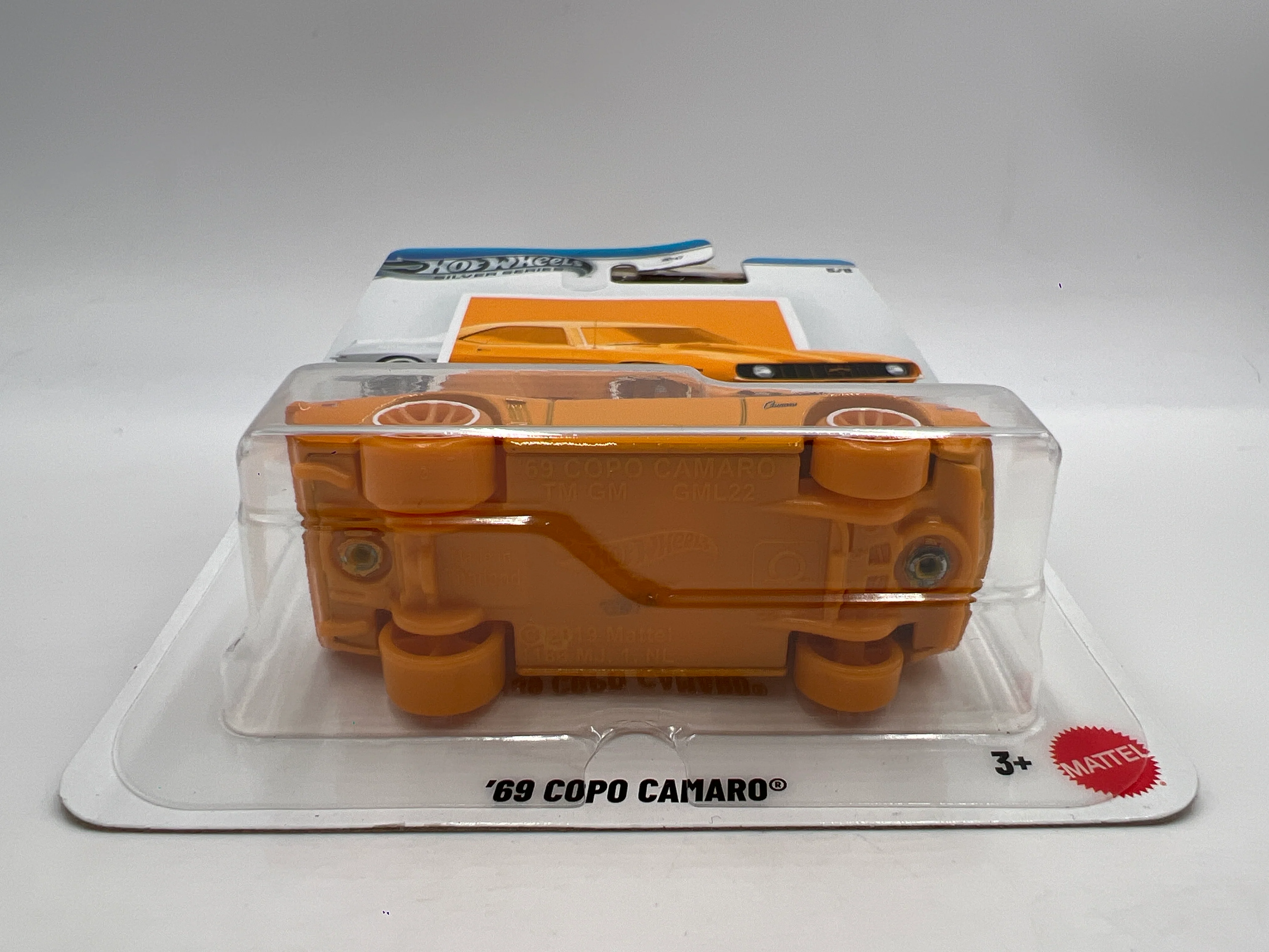 Hot Wheels Silver Series Pantone 2013 #5 69 Copo Camaro Orange 154C - Image 5