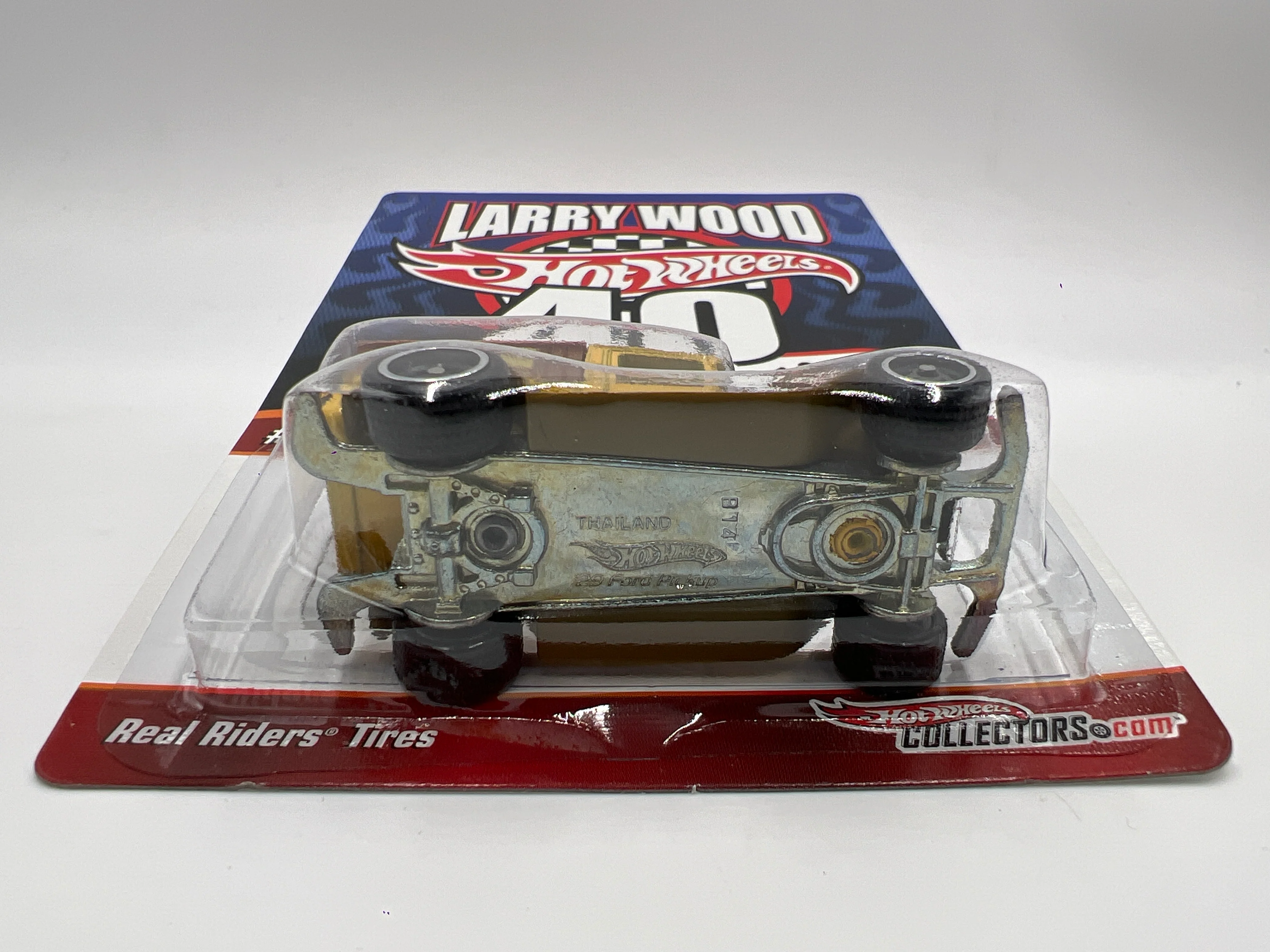 Hot Wheels Larry Wood 40 Years Of Design #2485/6500 1929 Ford Pickup Yellow W/Protector - Image 6