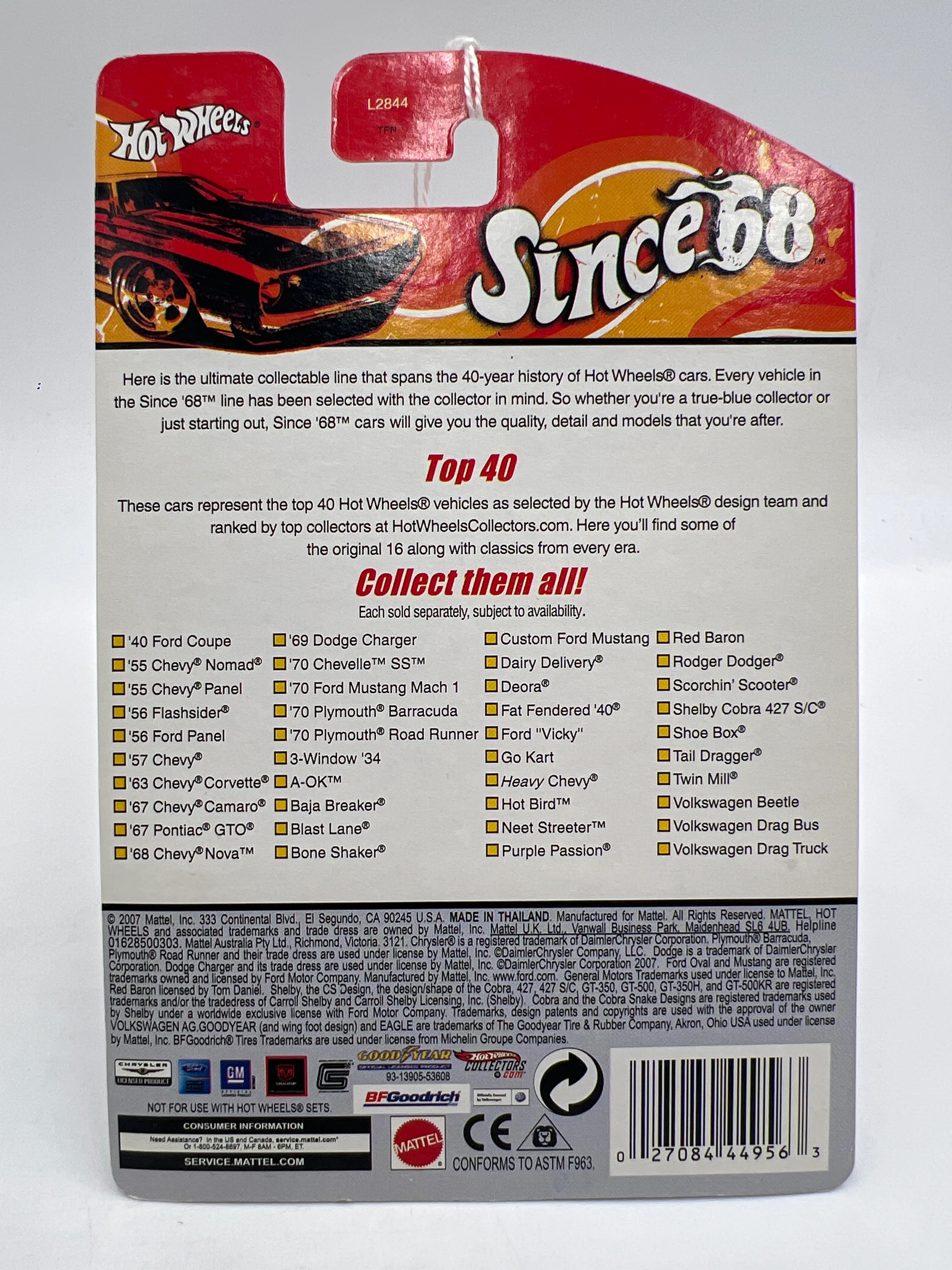 Hot Wheels Since 68 Top 40 #30 Shelby Cobra 427 S/C Black - Image 6