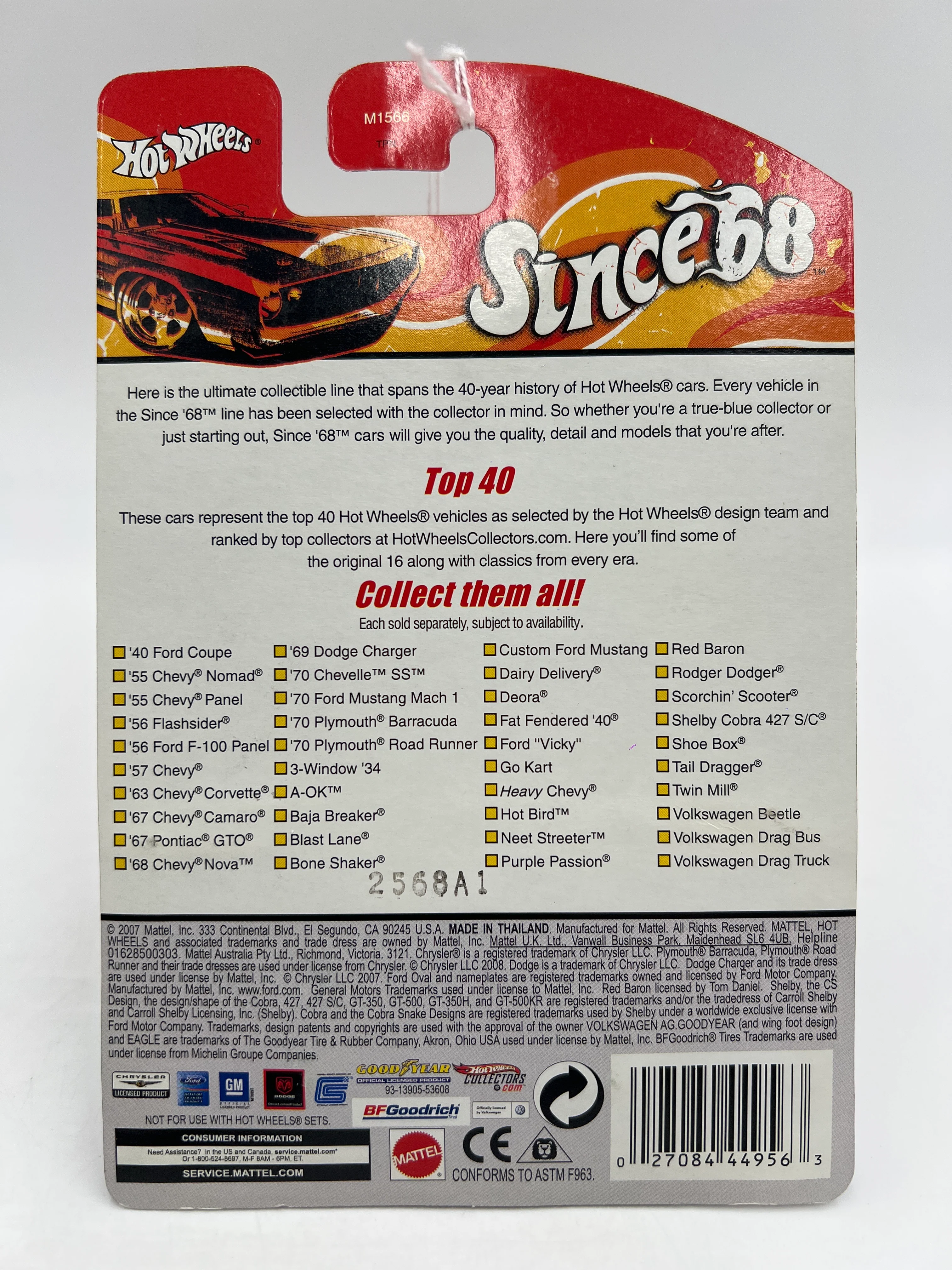 Hot Wheels Since 68 Top 40 #37 A-Ok Black - Image 6