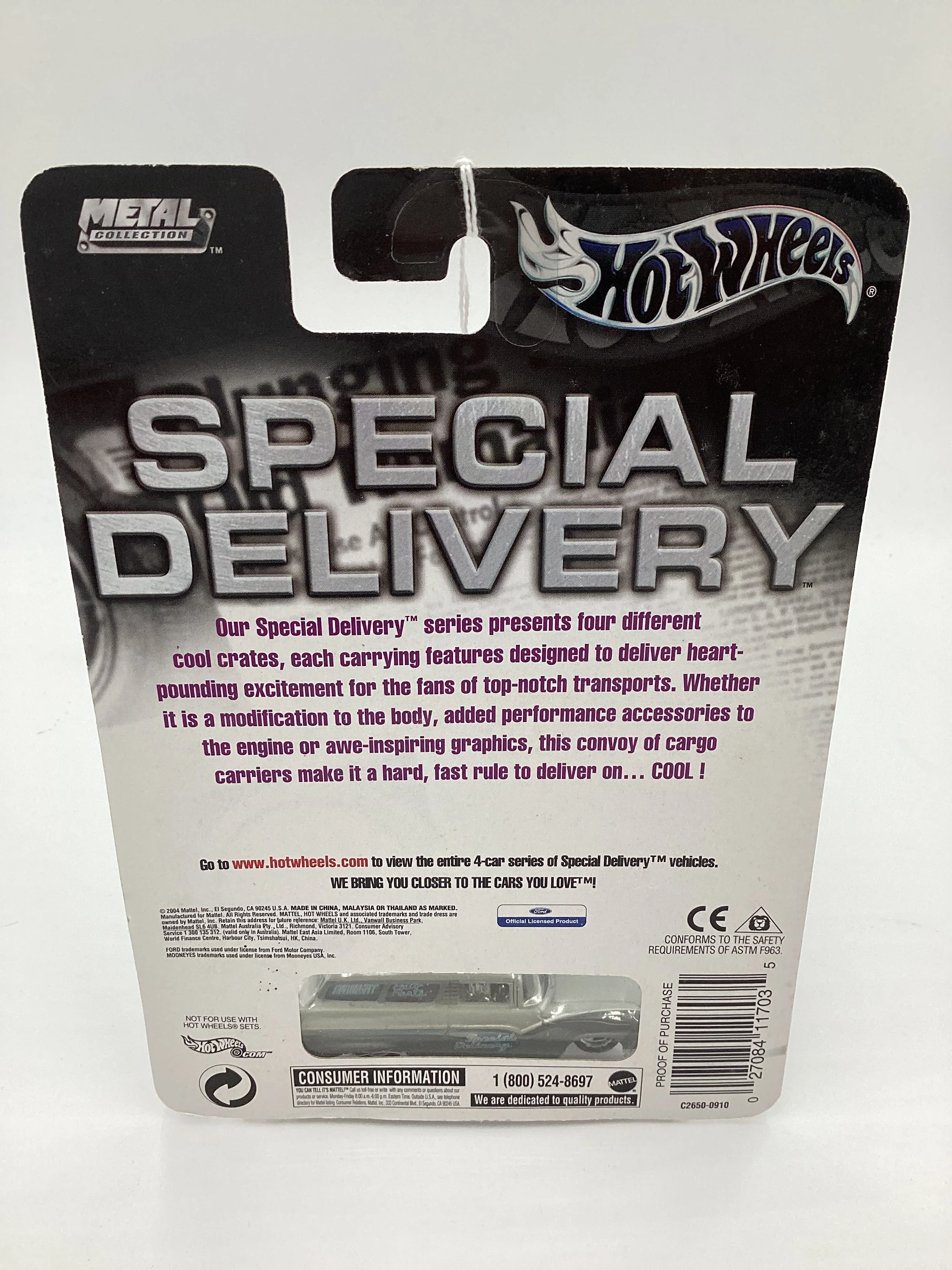 Hot Wheels Special Delivery #3 8 Crate Primer Grey 244G - Image 7
