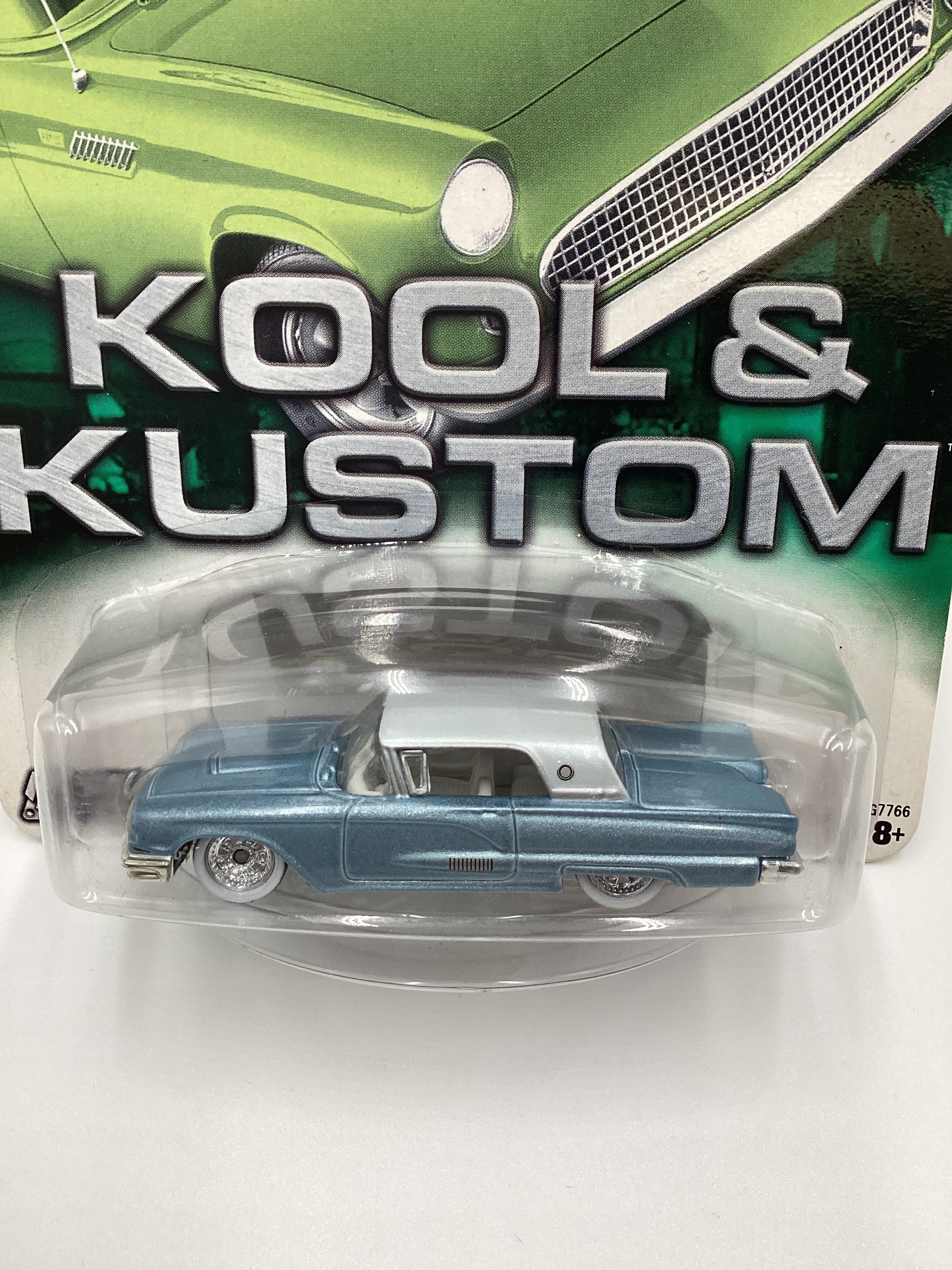Hot Wheels Kool & Kustom #4 58 Thunderbird Light Blue - Image 3