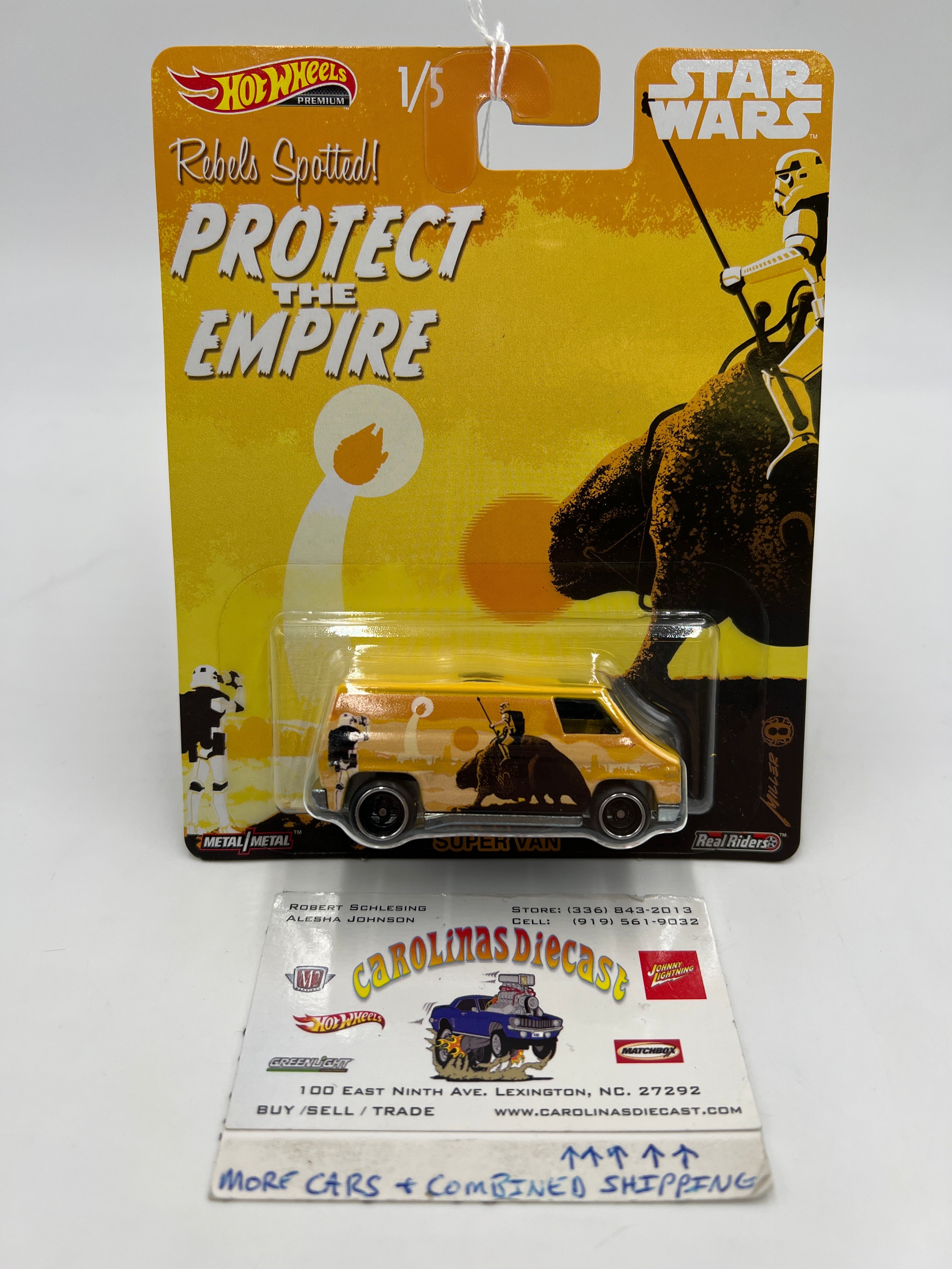 Hot Wheels Star Wars #1 Super Van Yellow 272F
