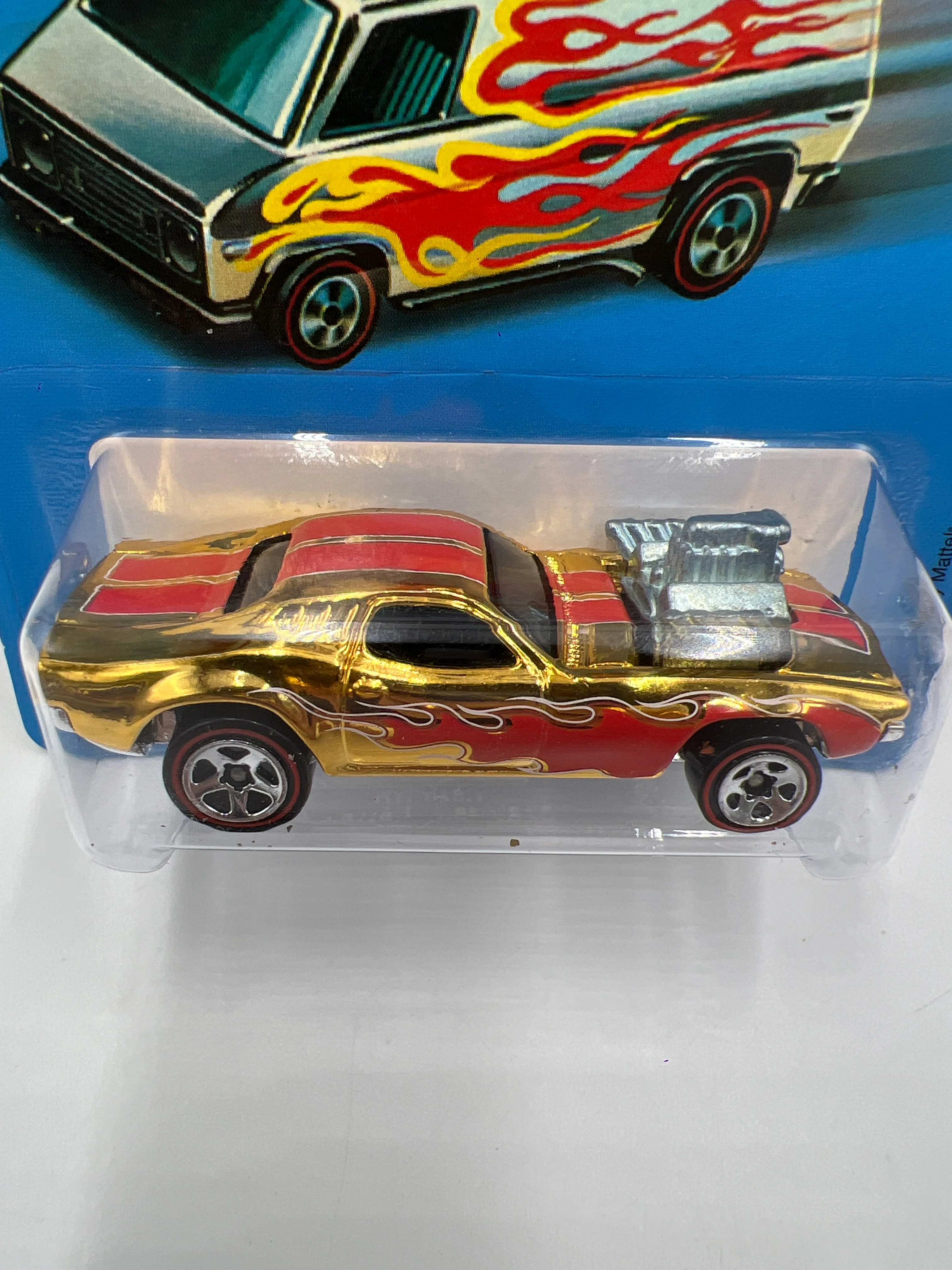 2006 Hot Wheels Super Chromes Rodger Dodger Gold - Image 3