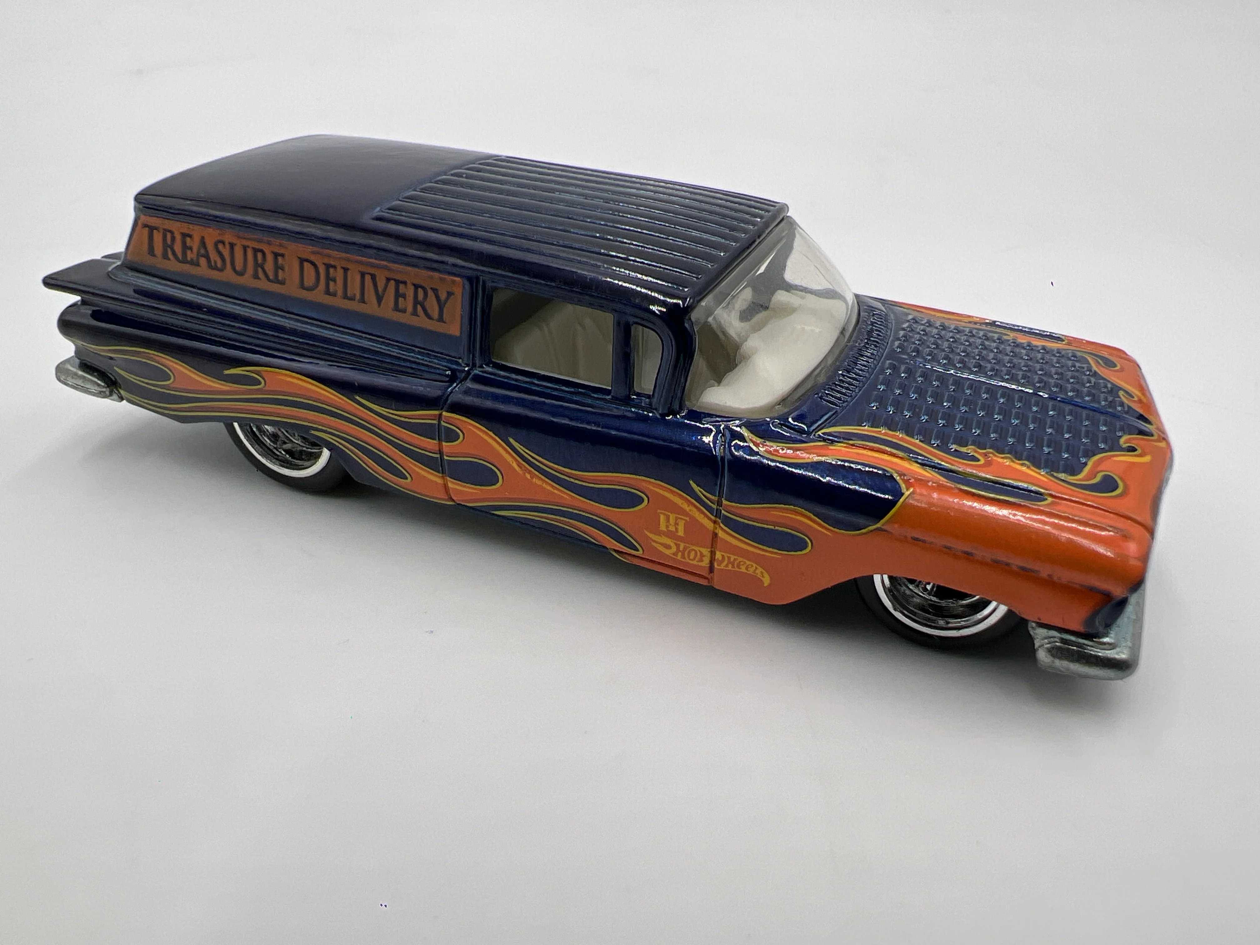 Hot Wheels Super Treasure Hunt Custom 59 Chevy Blue Loose - Image 2