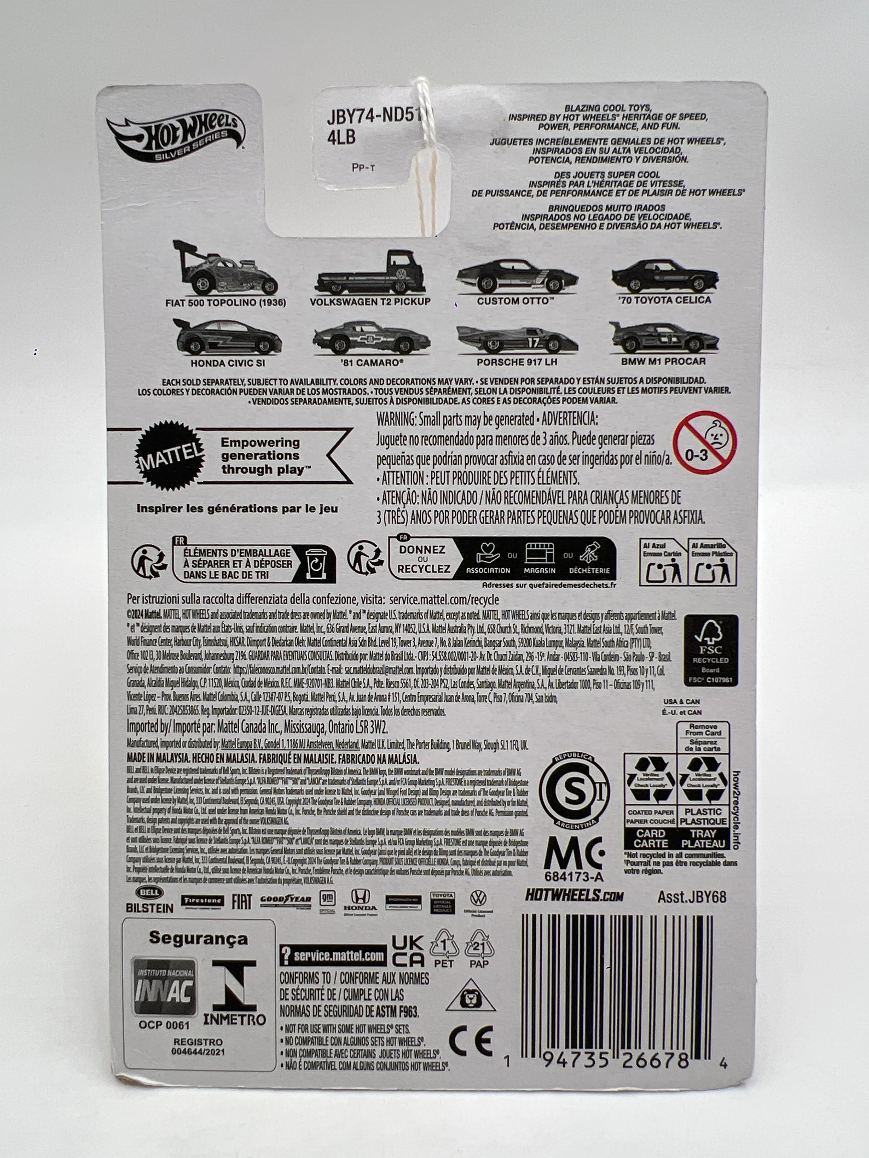 Hot Wheels Target Exclusive The Hot Ones #6 81 Camaro Pink 164i - Image 6