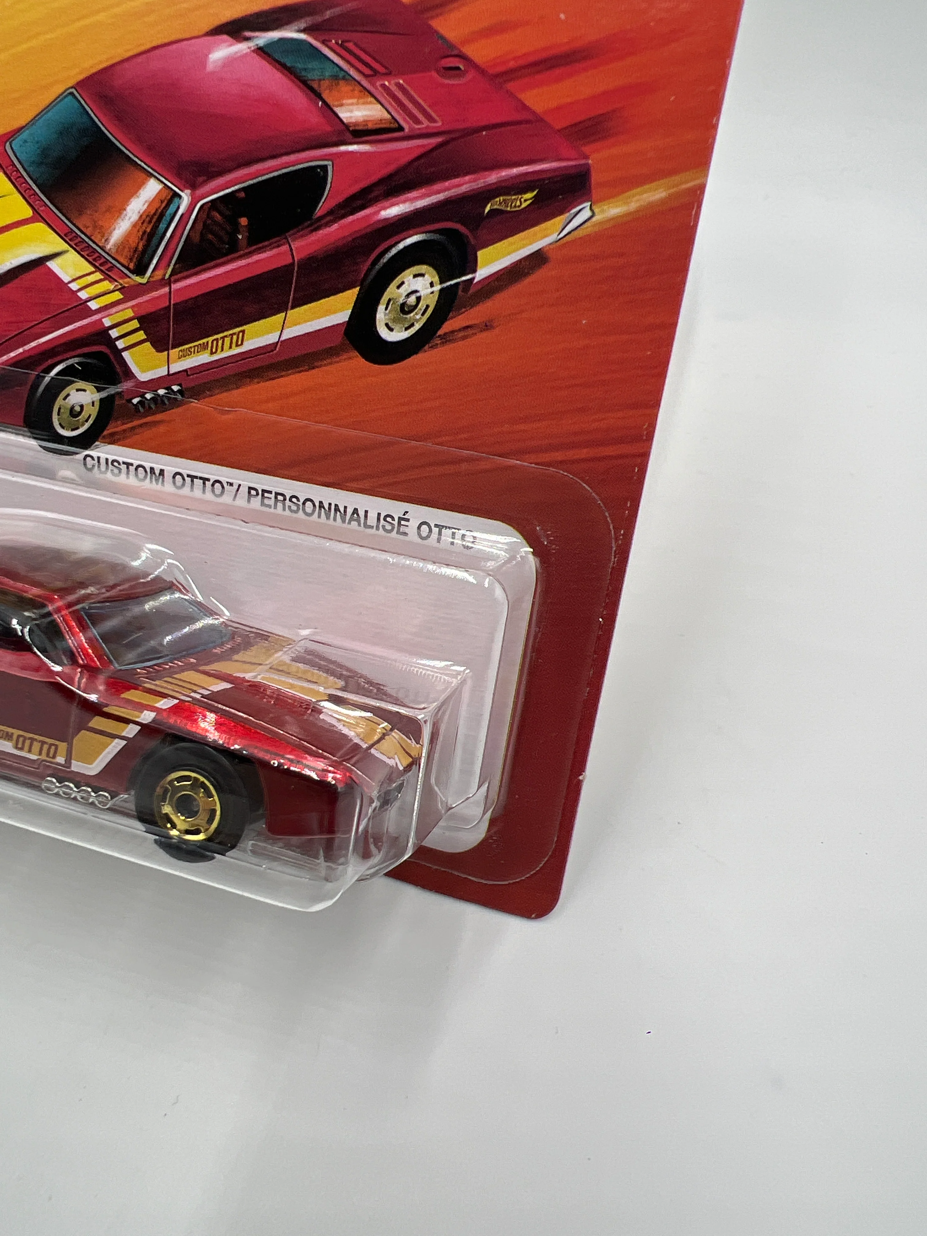 Hot Wheels Target Exclusive The Hot Ones #3 Custom Otto Red 164F - Image 3