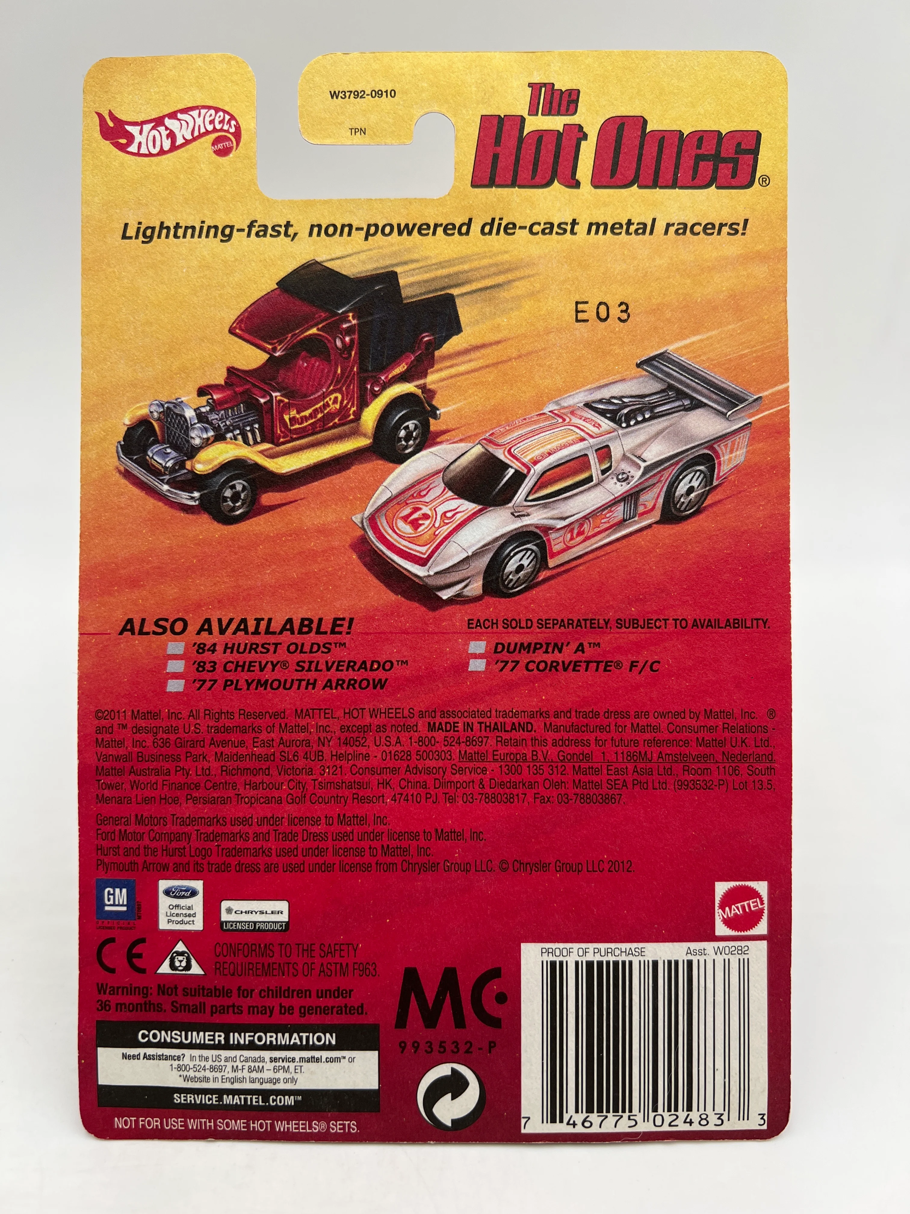 Hot Wheels Target Exclusive The Hot Ones 83 Silverado Blue W/Protector - Image 6