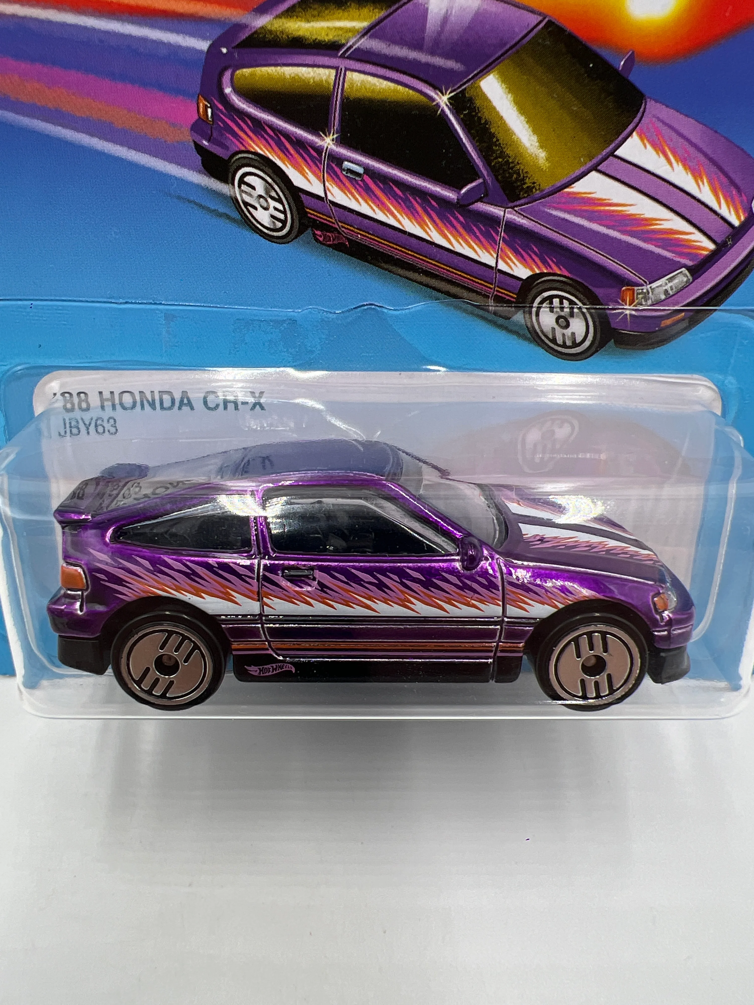 Hot Wheels Target Exclusive Ultra Hots #4 88 Honda CR-X Purple 156B - Image 2