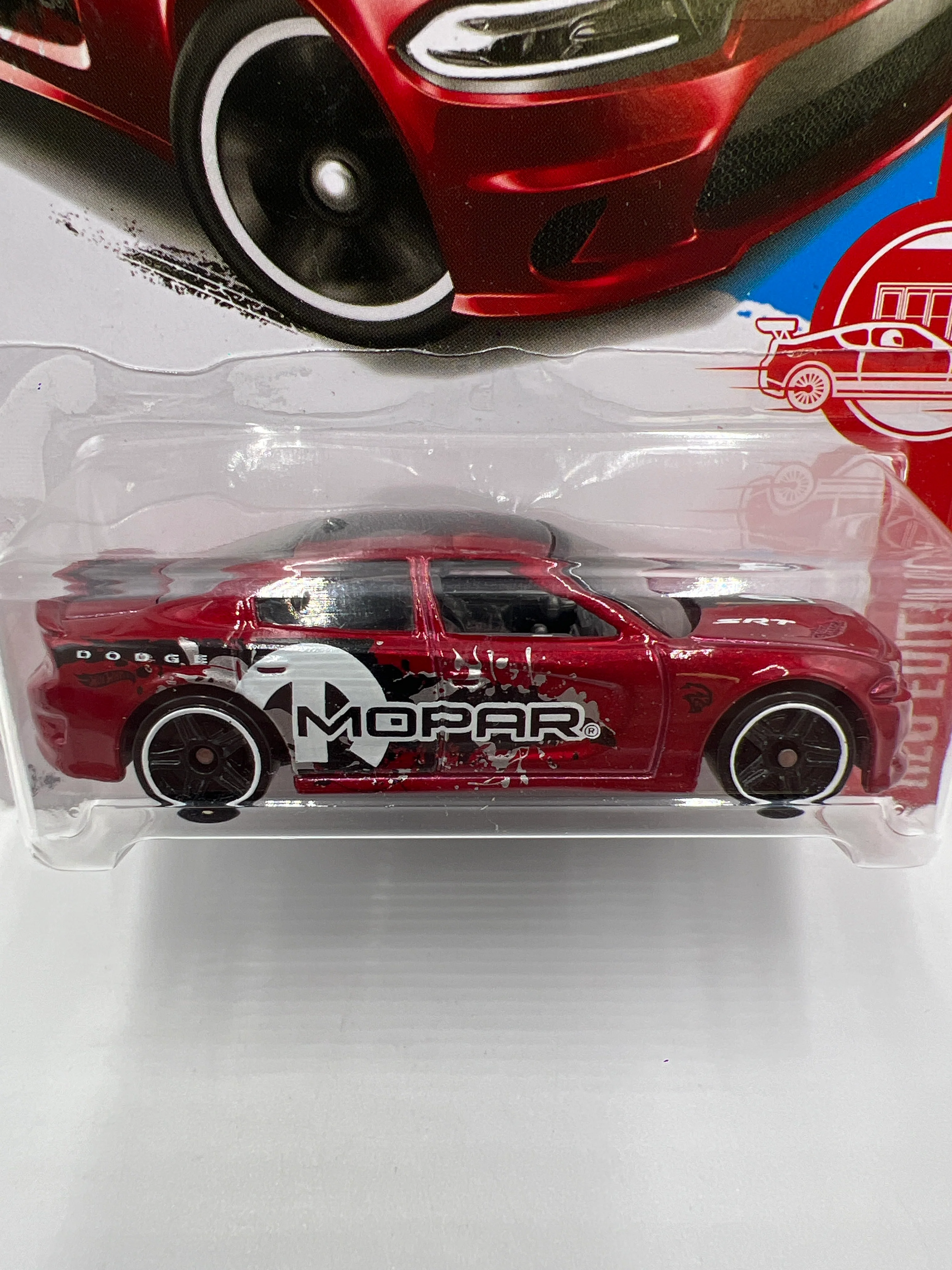 Hot Wheels Target Red Edition 15 Dodge Charger SRT Red 147G - Image 3