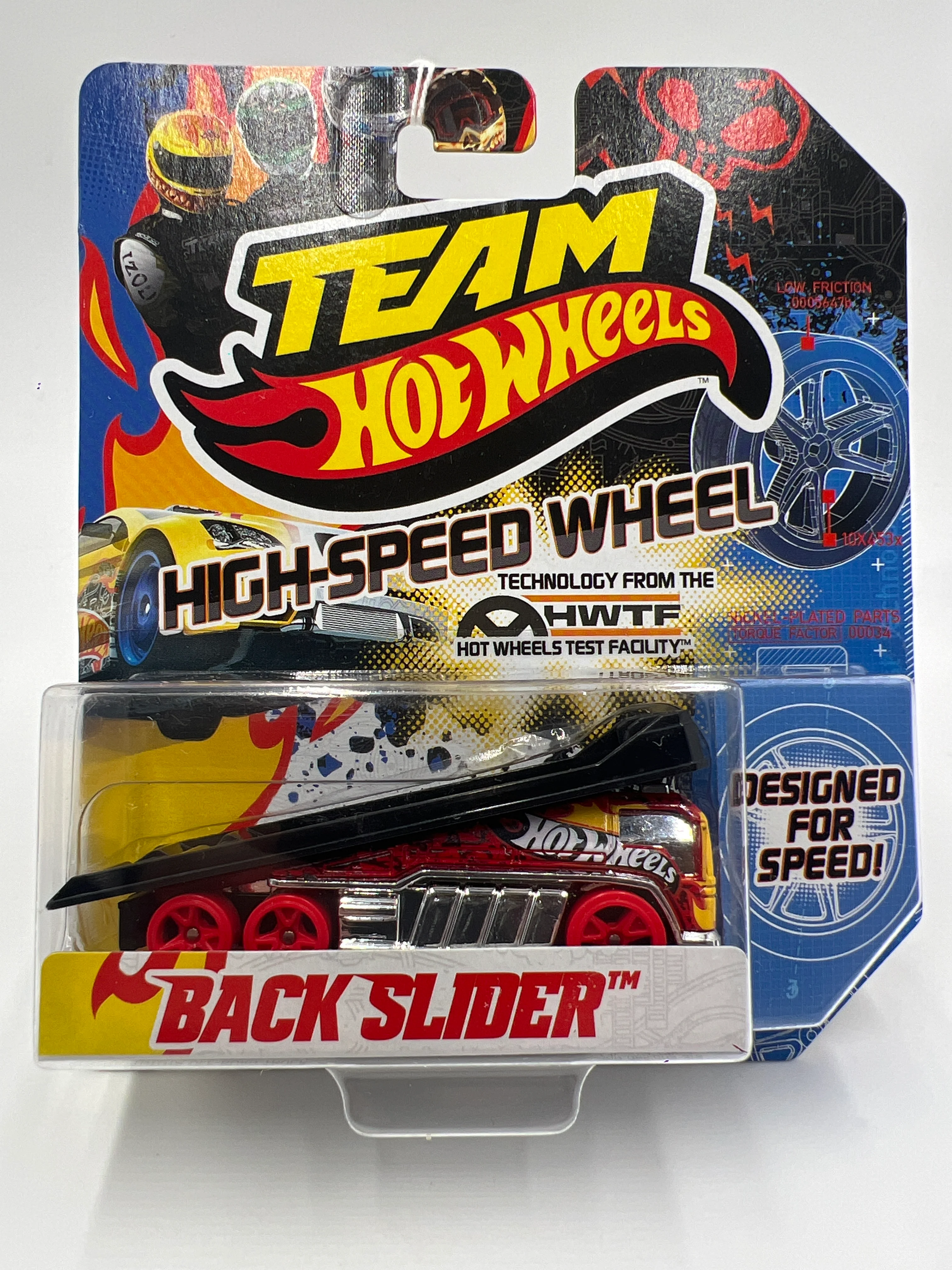 Hot Wheels Team Hot Wheels High-Speed Wheel Back Slider SR - Image 2