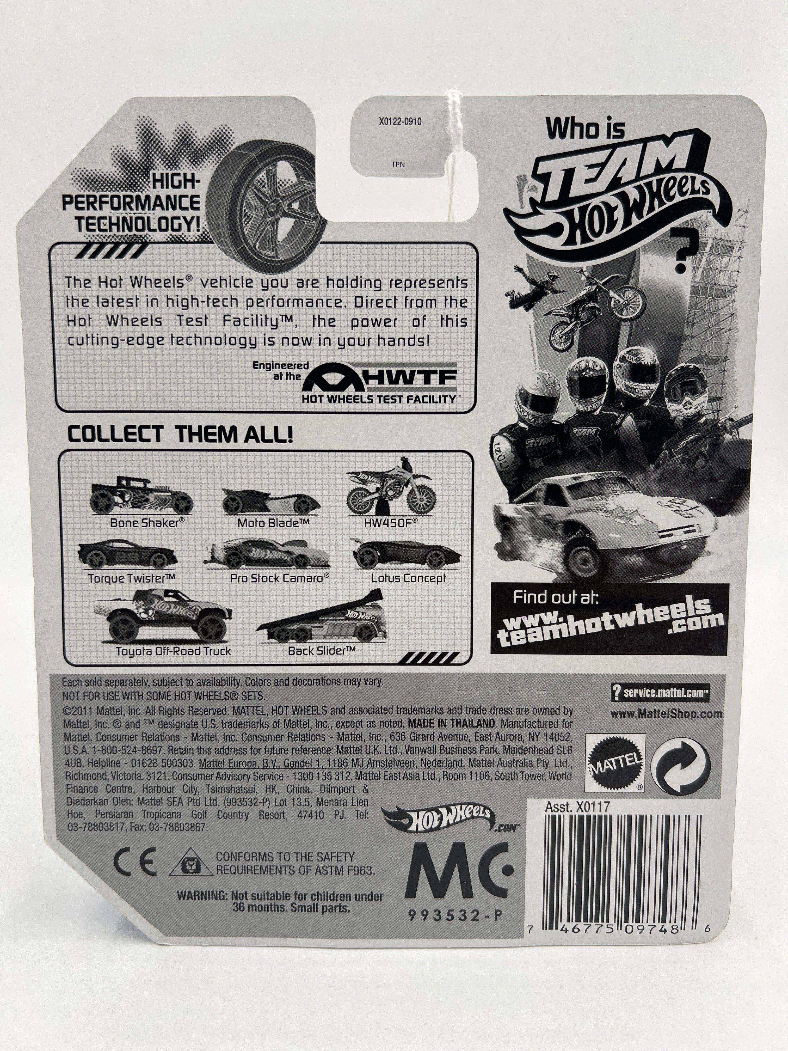 Hot Wheels Team Hot Wheels High-Speed Wheel HW450F SR - Image 7