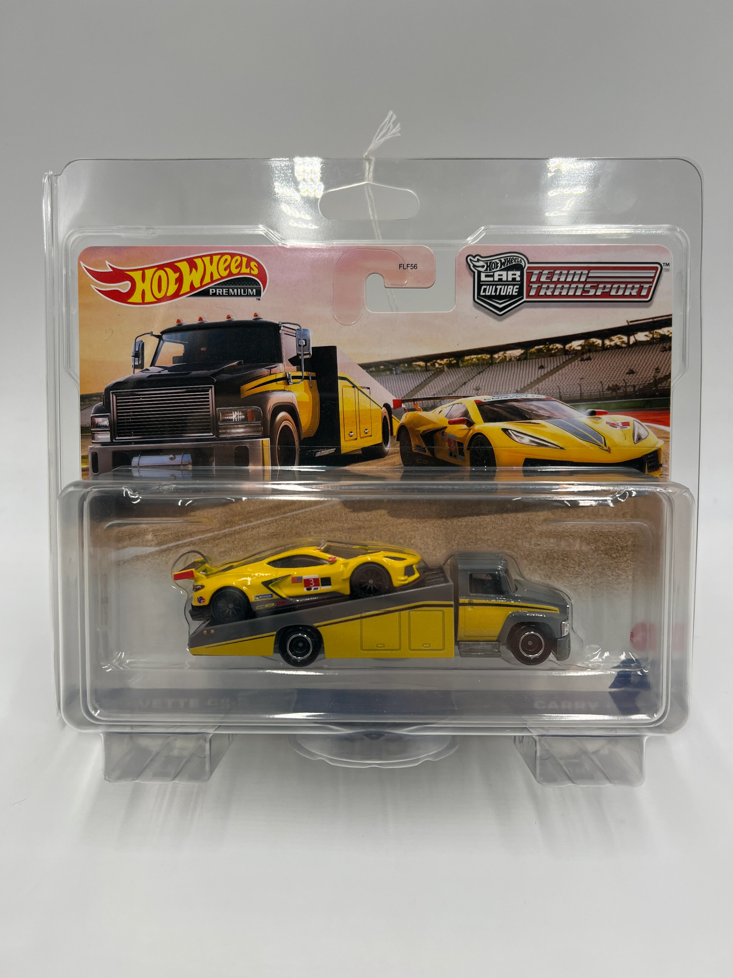 Hot Wheels Team Transport #36 Corvette C8.R & Carry On W/Protector - Image 8