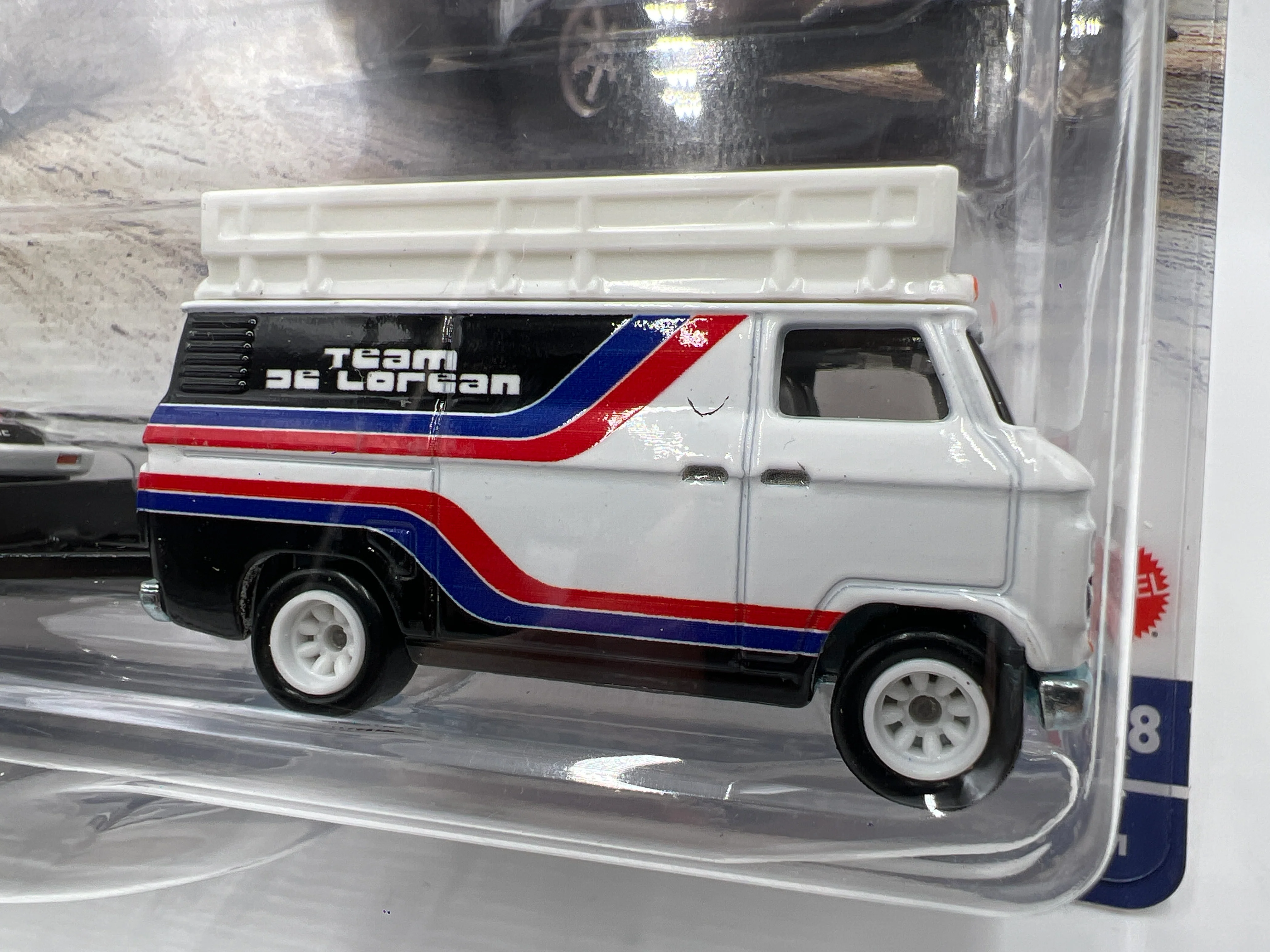 Hot Wheels Team Transport #78 DMC Delorean & HW Rally Hauler 281D - Image 3