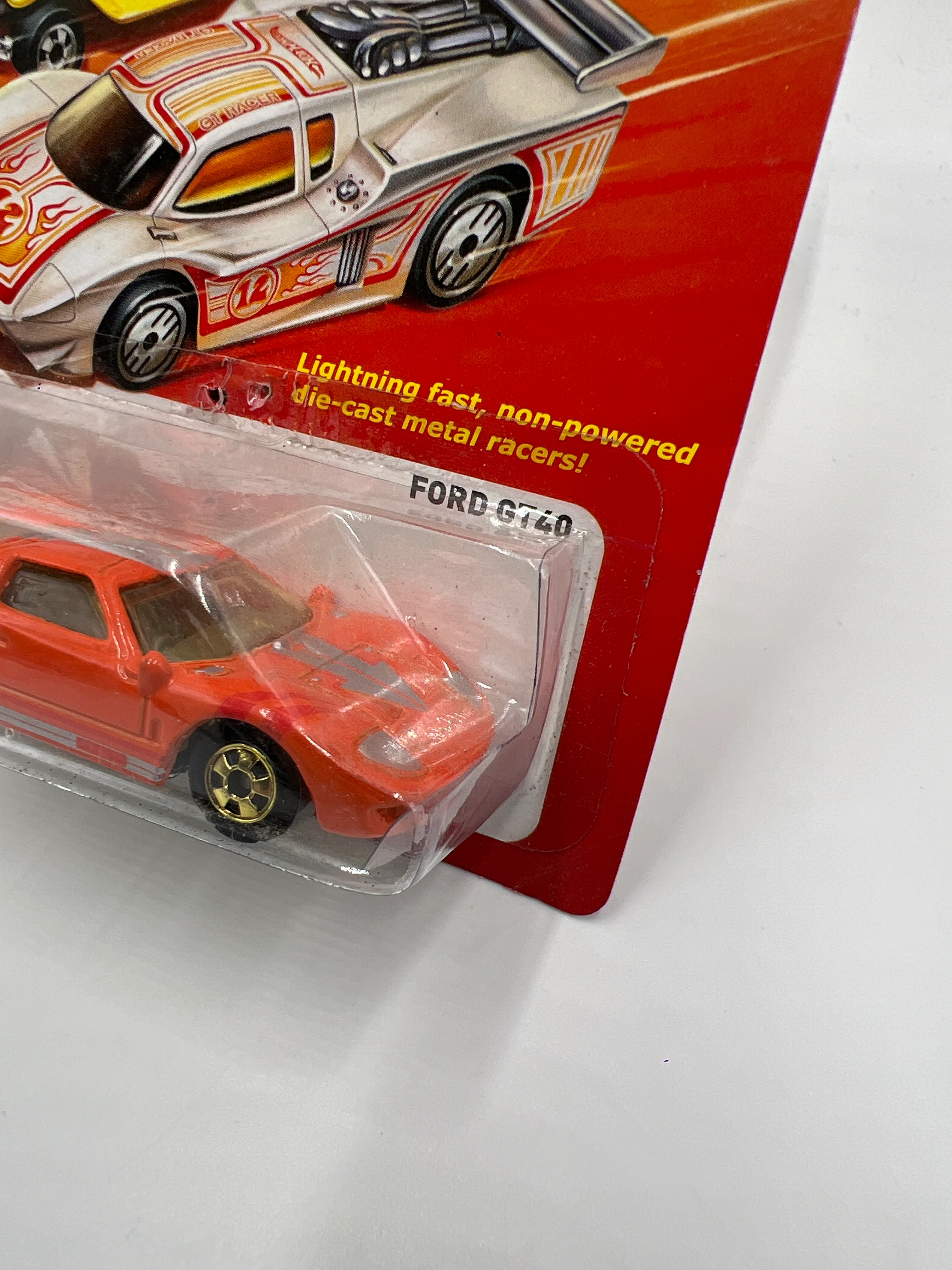 Hot Wheels The Hot Ones Ford GT40 Orange Card Not Perfect 160L - Image 6