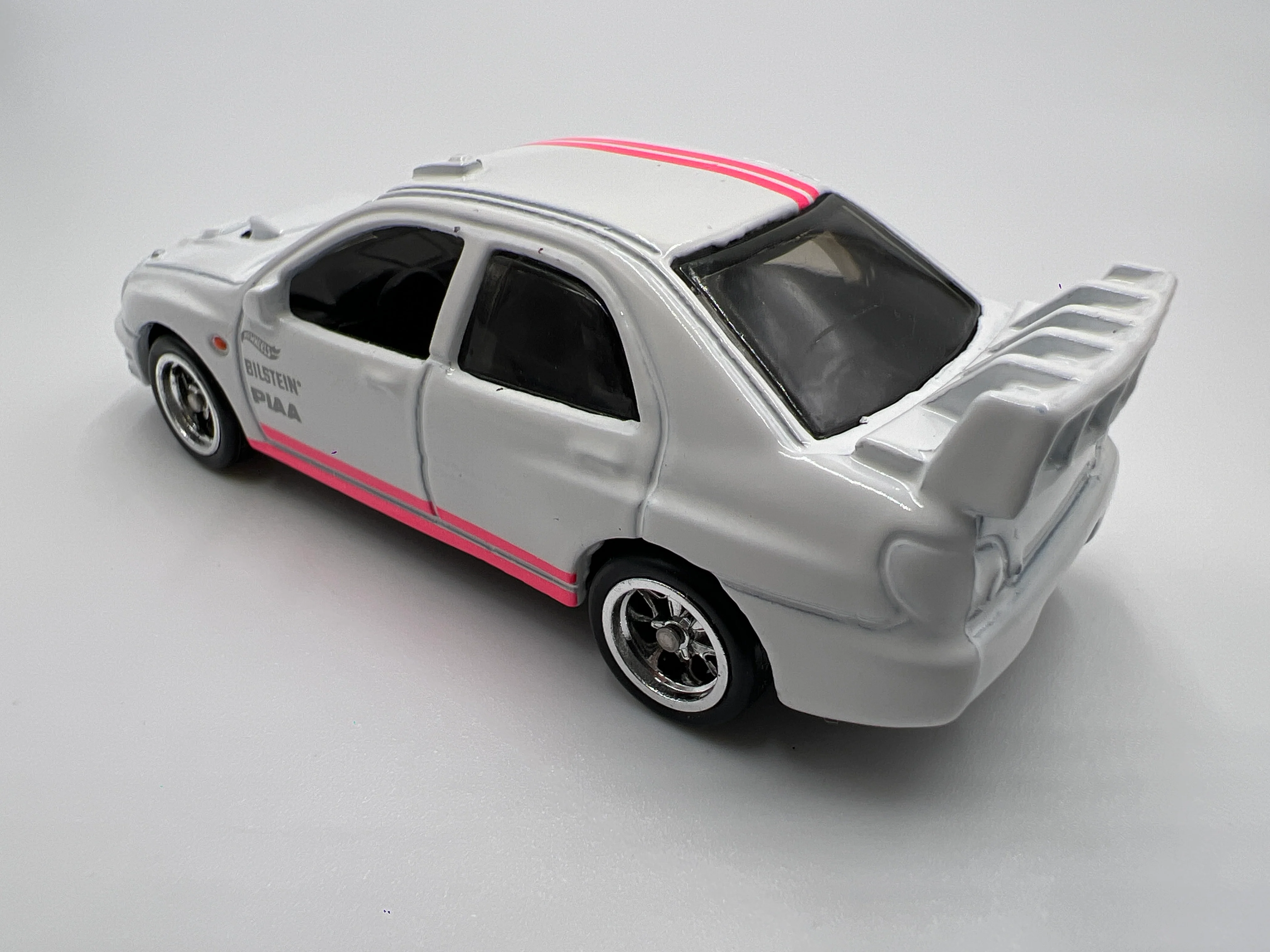 Hot Wheels Subaru Impreza White Loose CUSTOM - Image 3