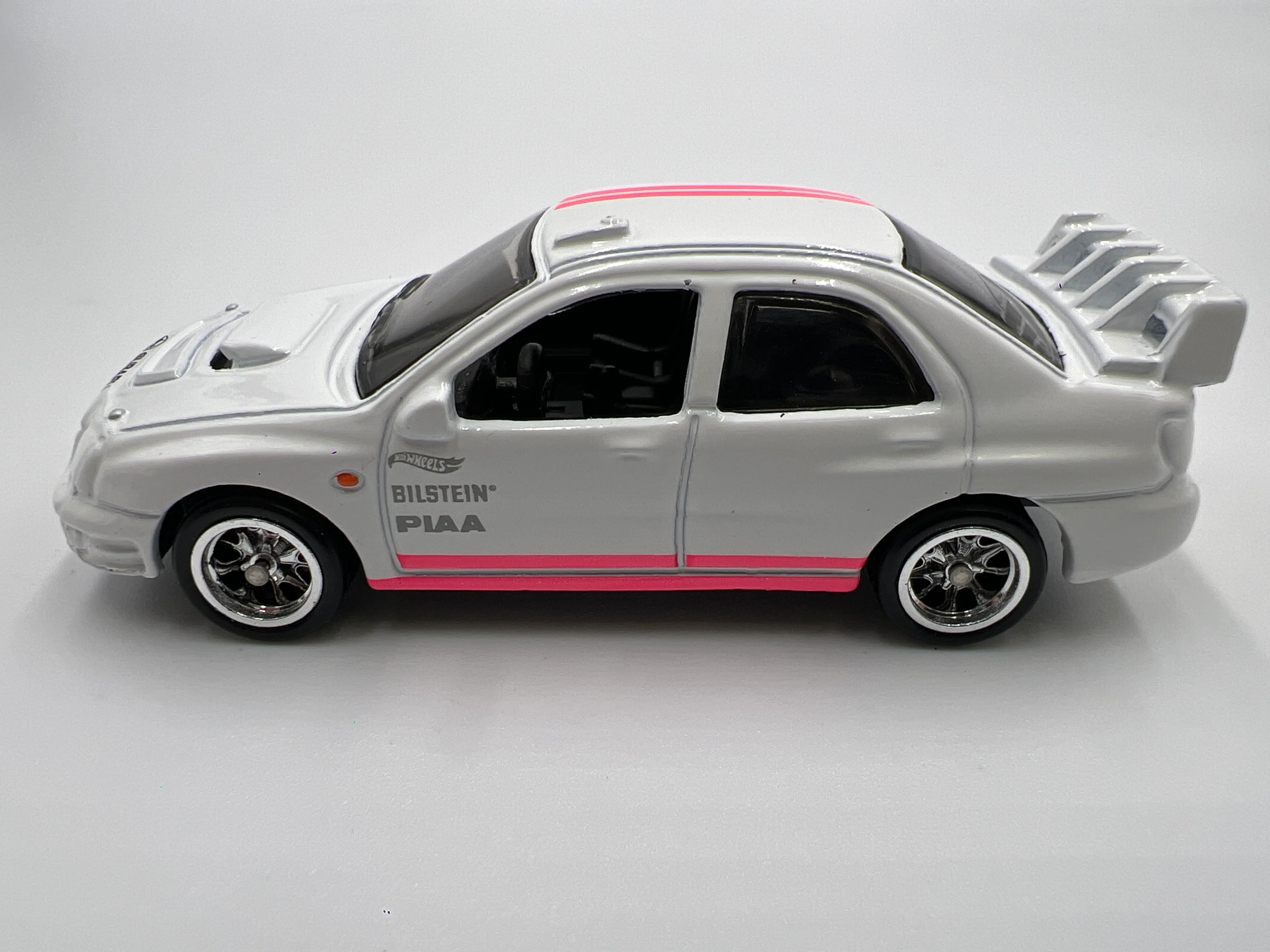 Hot Wheels Subaru Impreza White Loose CUSTOM - Image 5