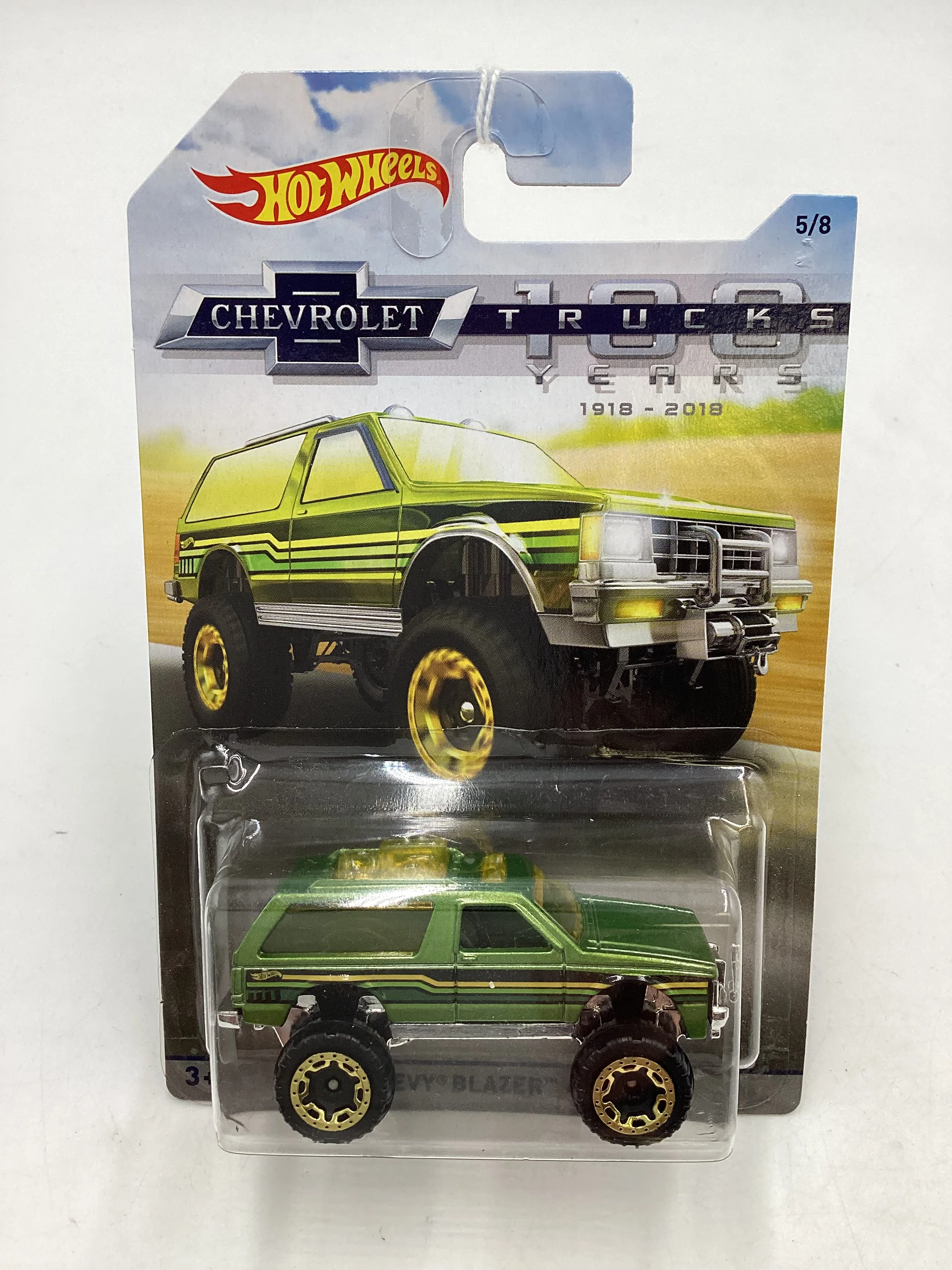 Hot Wheels Walmart 100 Years Chevy #5 Chevy Blazer 4x4 Green 160A - Image 2