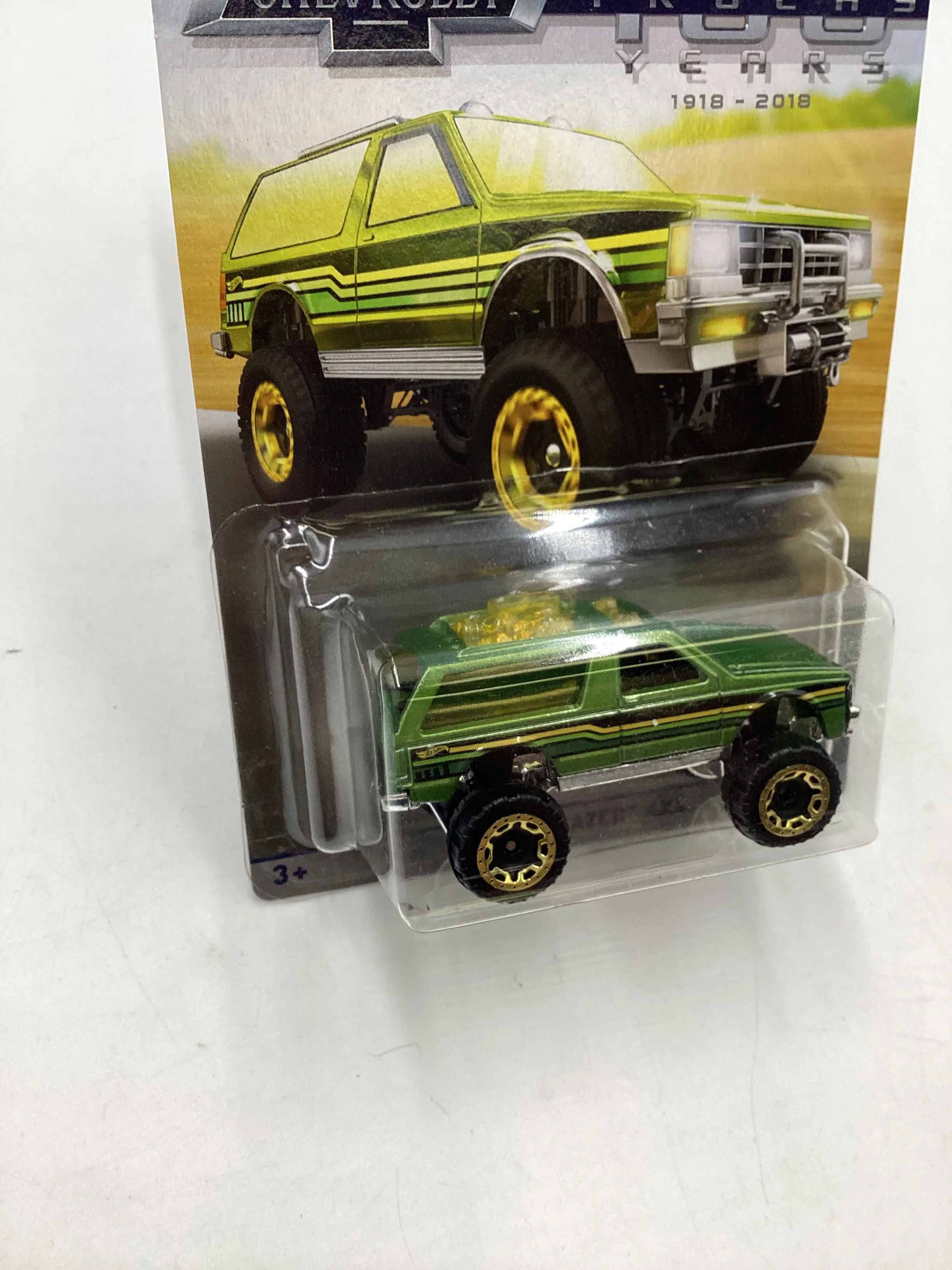 Hot Wheels Walmart 100 Years Chevy #5 Chevy Blazer 4x4 Green 160A - Image 5