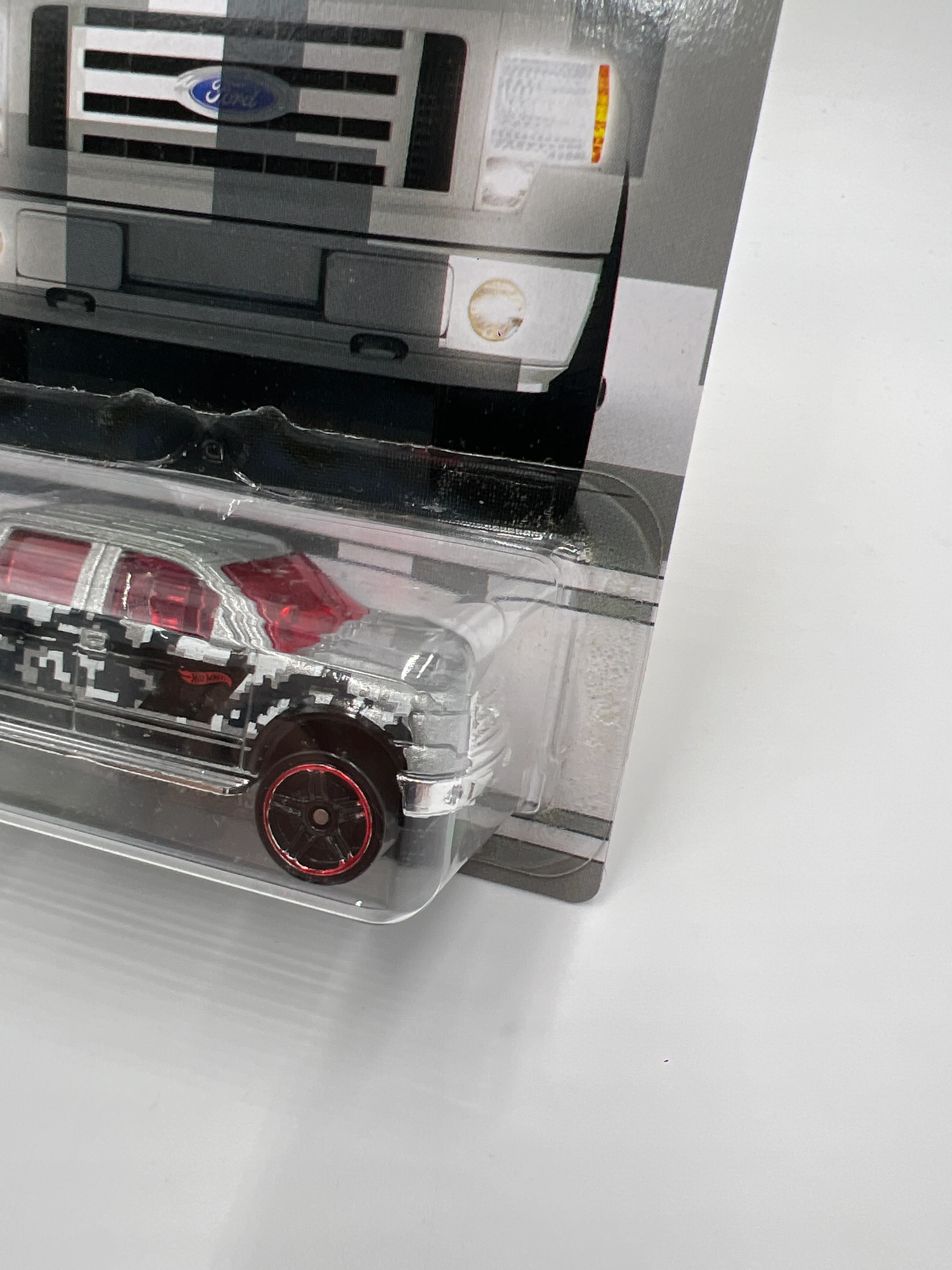 Hot Wheels Walmart Camouflage Series #3 2009 Ford F-150 Silver 160M - Image 3