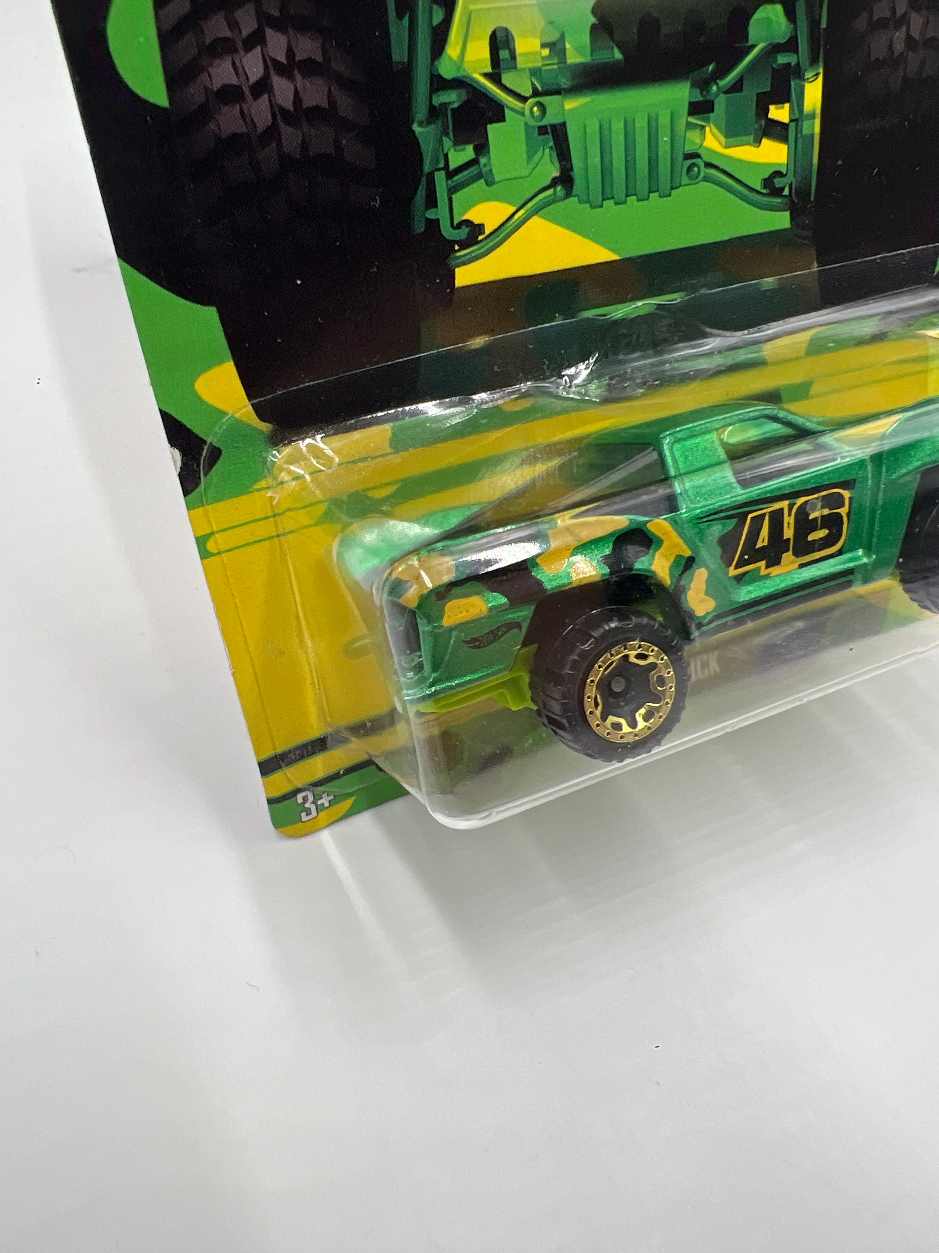 Hot Wheels Walmart Camouflage Series #7 Baja Truck Green 161E - Image 4